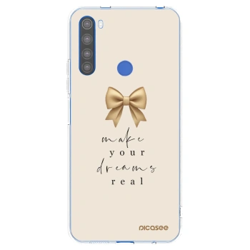 Picasee silikonový průhledný obal pro Xiaomi Redmi Note 8T - Golden Dream