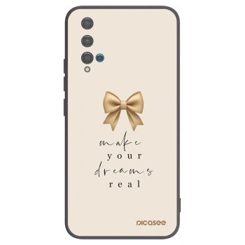 Picasee silikonový černý obal pro Huawei Nova 5T - Golden Dream