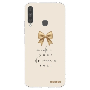 Picasee silikonový průhledný obal pro Huawei P40 Lite E - Golden Dream