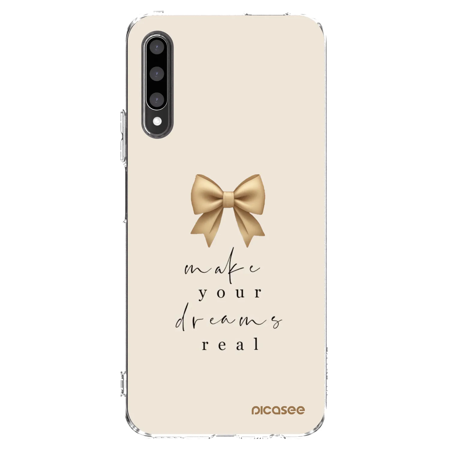 Picasee silikonový průhledný obal pro Honor 9X Pro - Golden Dream