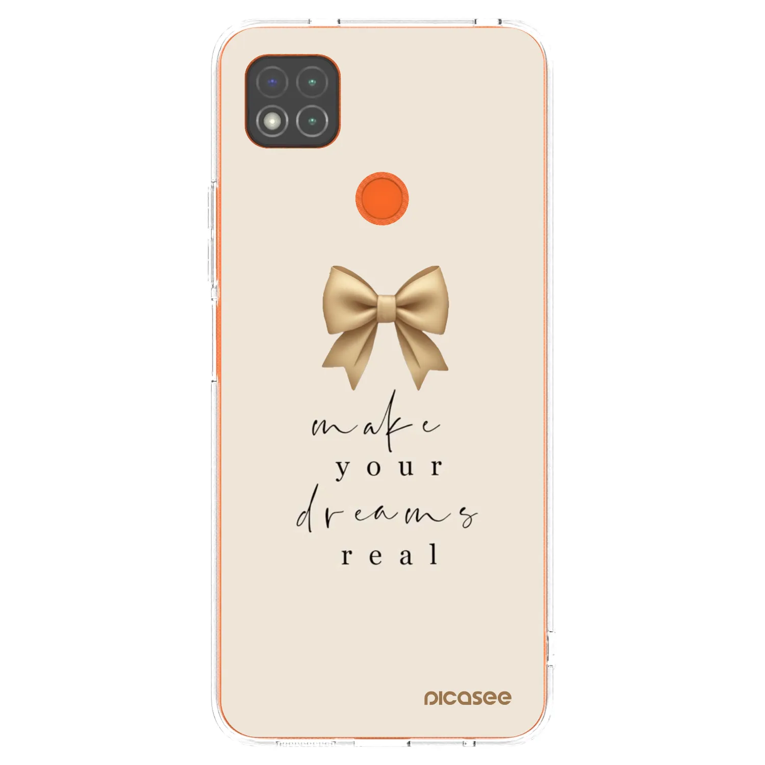 Picasee silikonový průhledný obal pro Xiaomi Redmi 9C - Golden Dream
