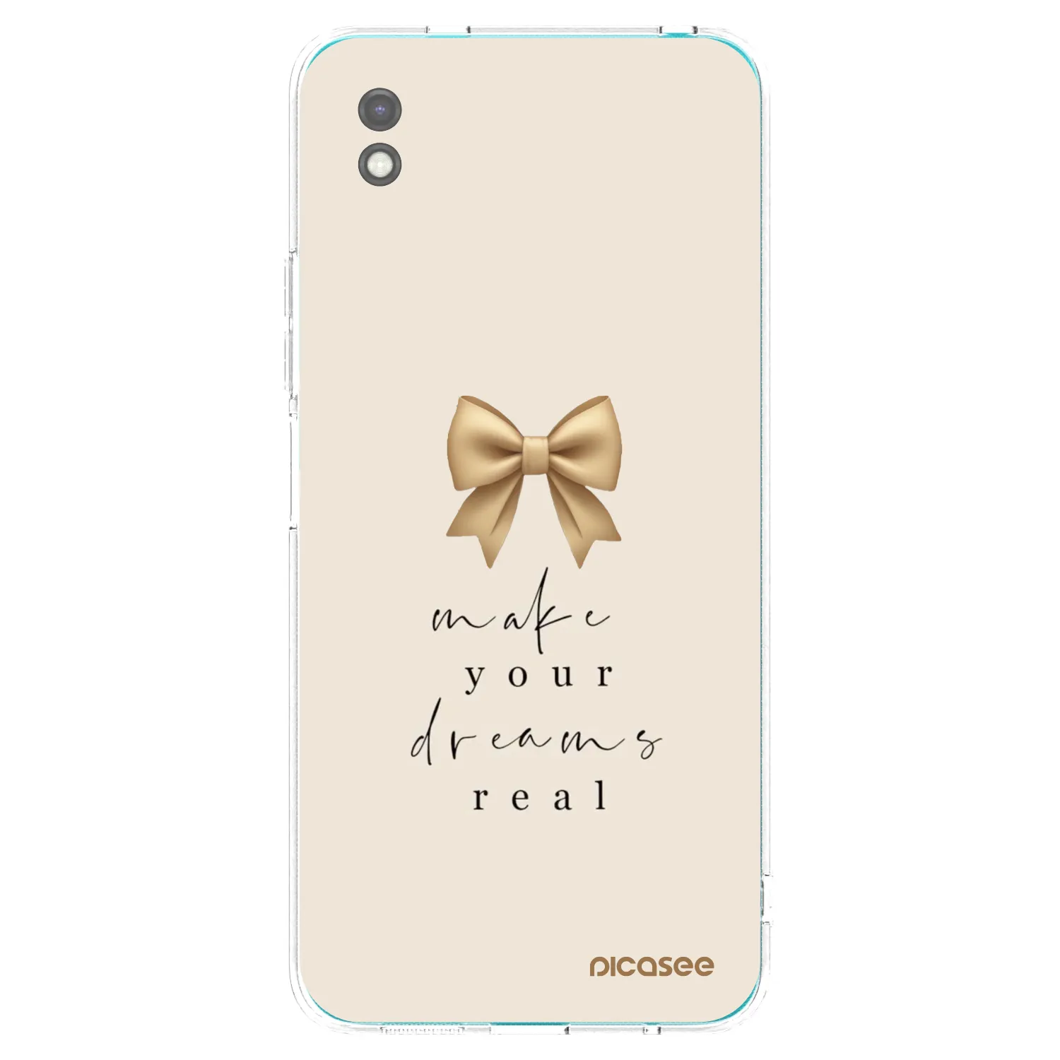 Picasee silikonový černý obal pro Xiaomi Redmi 9A - Golden Dream