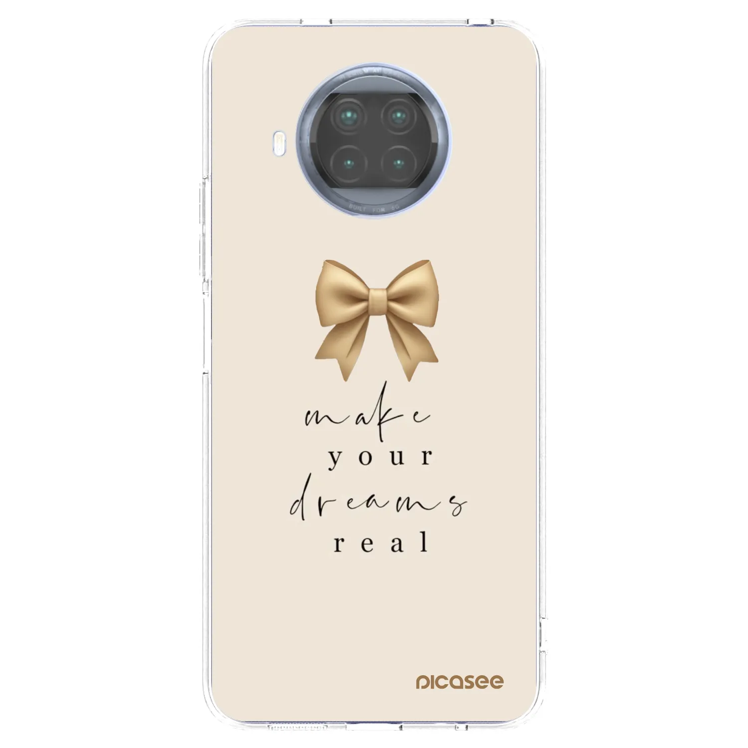 Picasee silikonový průhledný obal pro Xiaomi Mi 10T Lite - Golden Dream