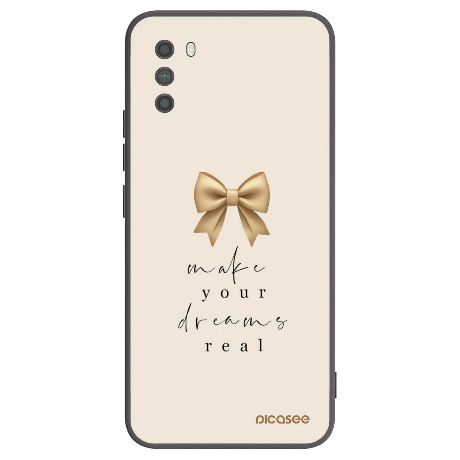 Picasee silikonový černý obal pro Xiaomi Poco M3 - Golden Dream