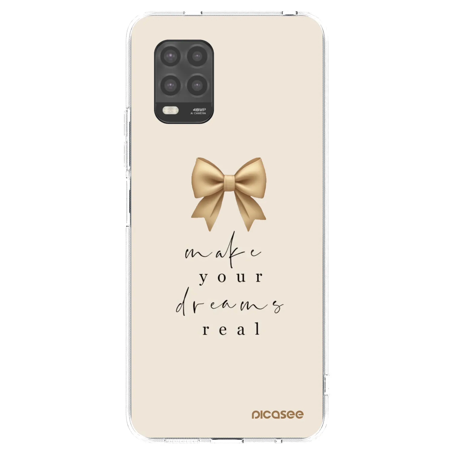 Picasee silikonový průhledný obal pro Xiaomi Mi 10 Lite - Golden Dream