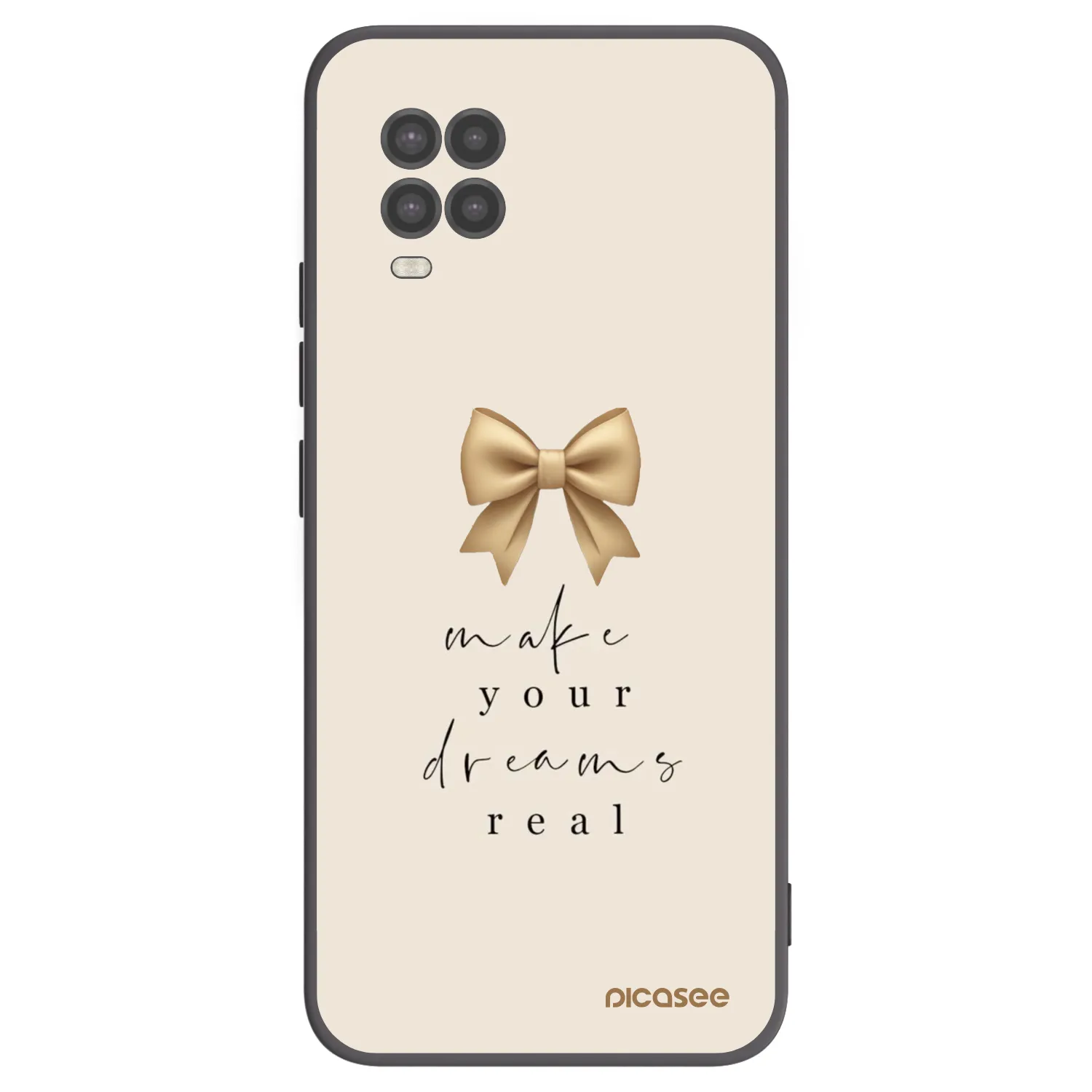 Picasee silikonový černý obal pro Xiaomi Mi 10 Lite - Golden Dream