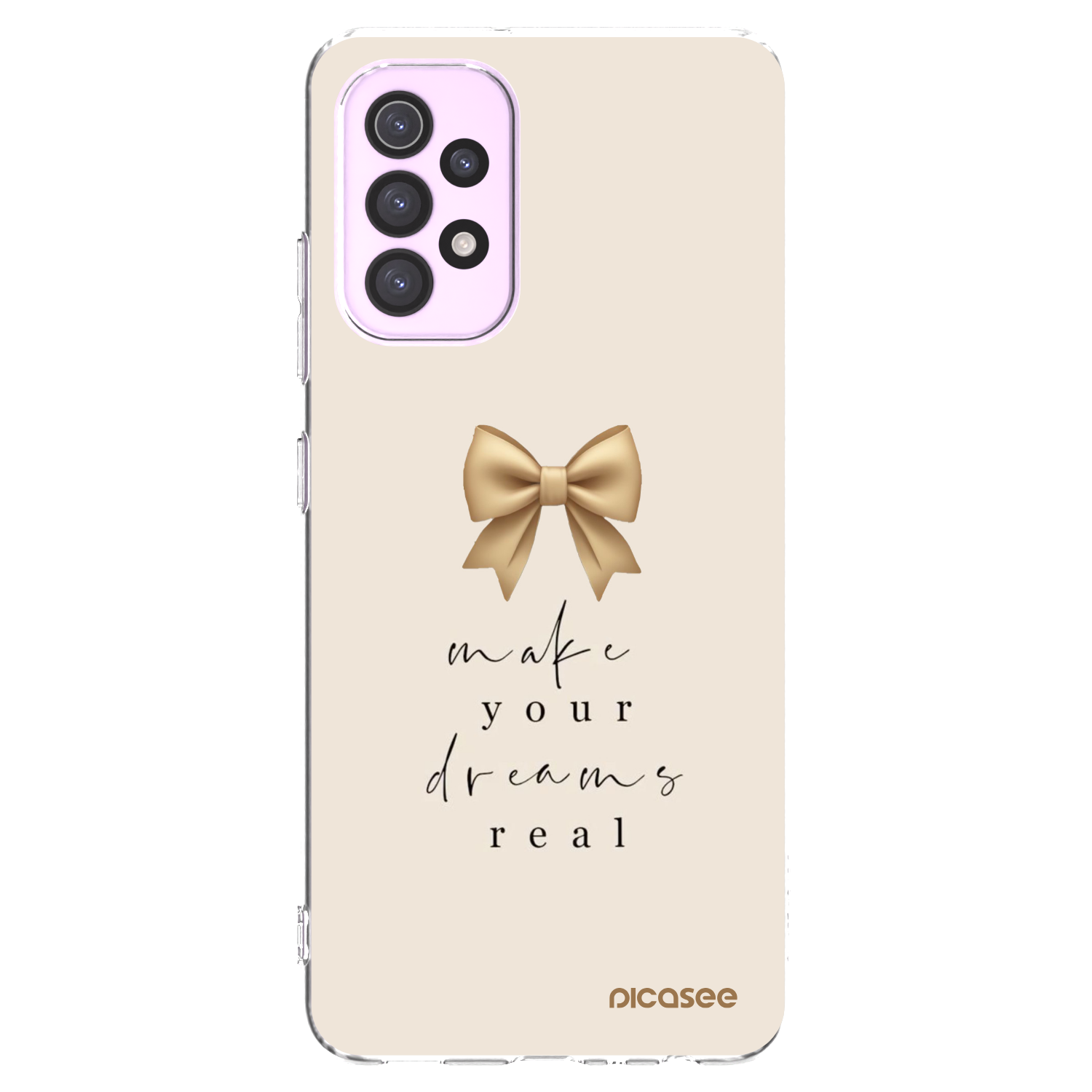 Picasee silikonový průhledný obal pro Samsung Galaxy A32 5G A326B - Golden Dream