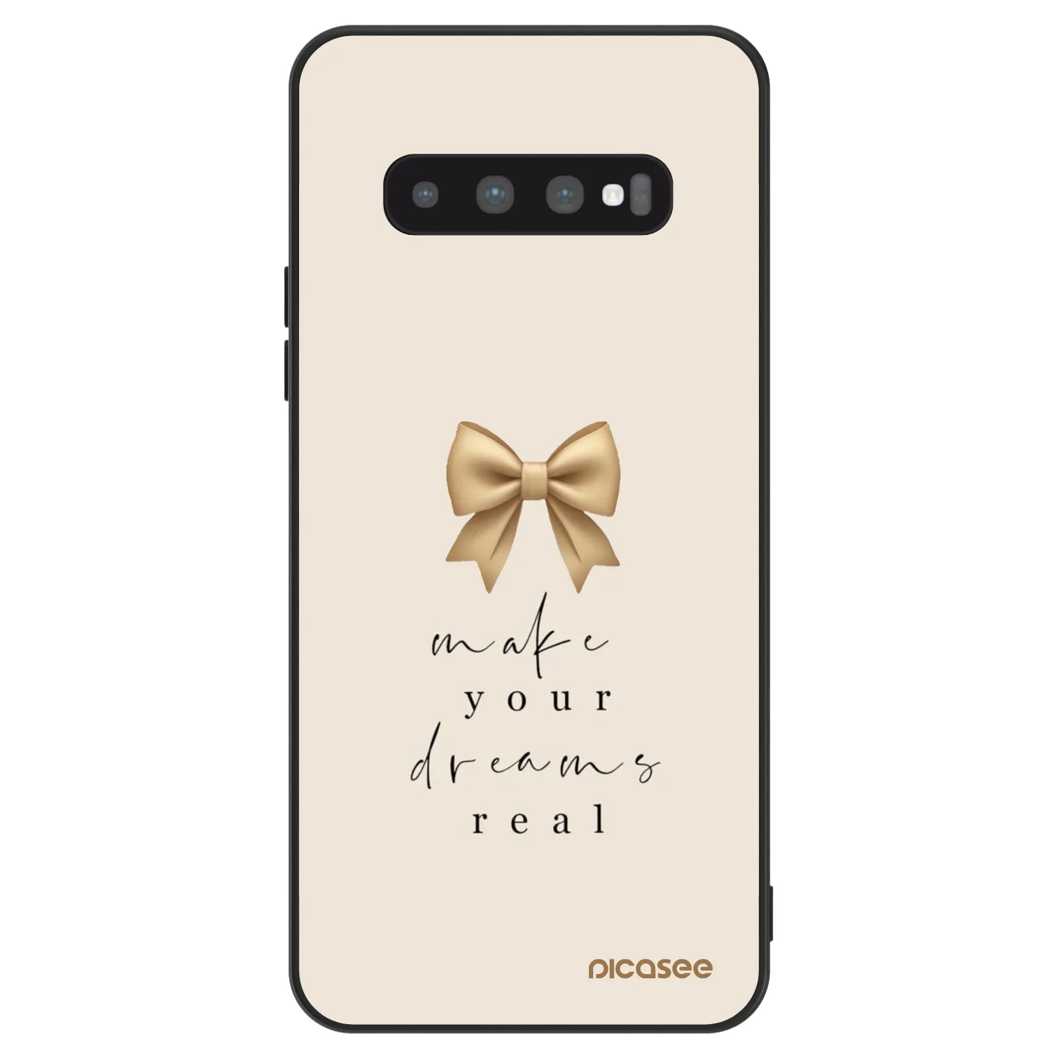 Picasee ULTIMATE CASE pro Samsung Galaxy S10 G973 - Golden Dream