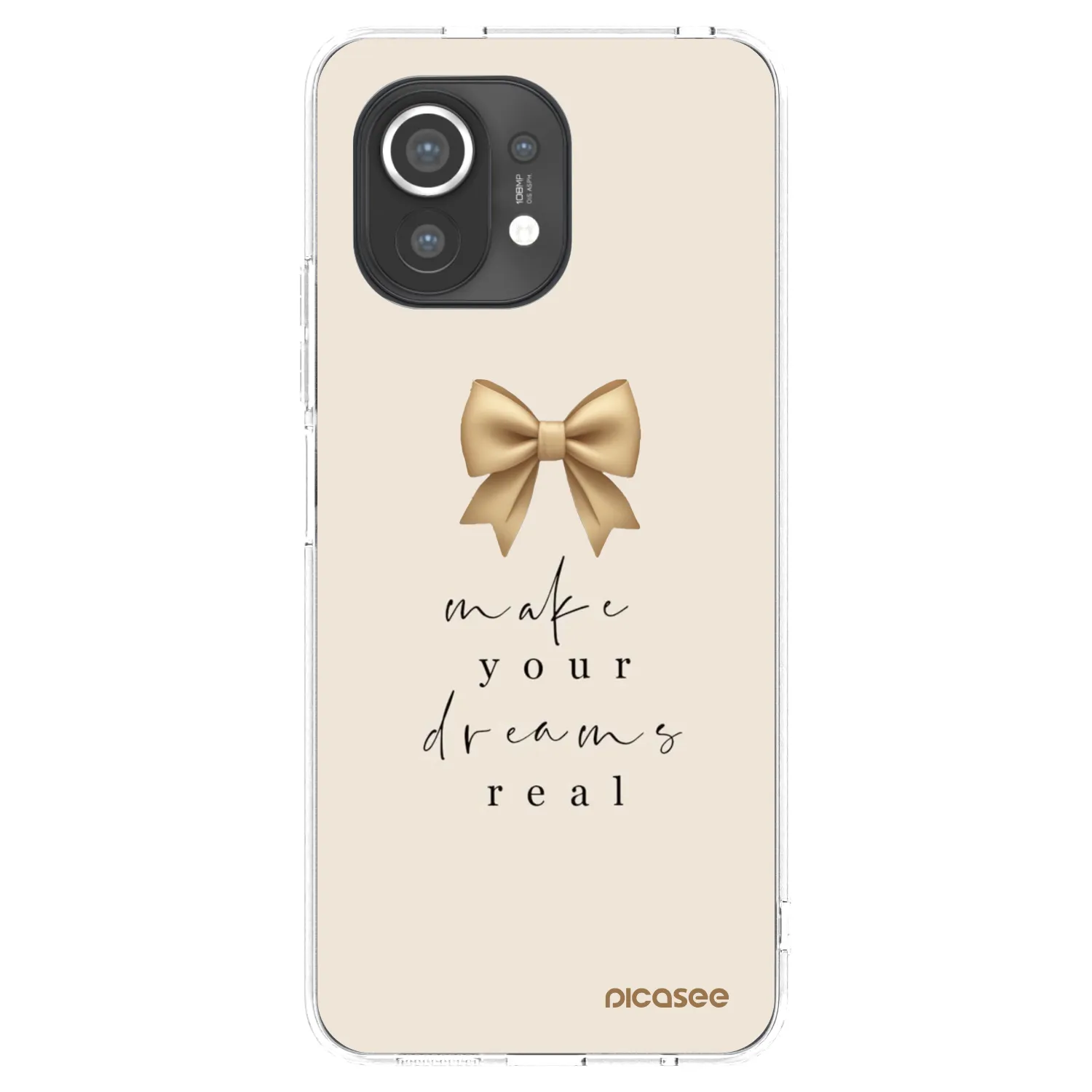 Picasee silikonový průhledný obal pro Xiaomi Mi 11 - Golden Dream