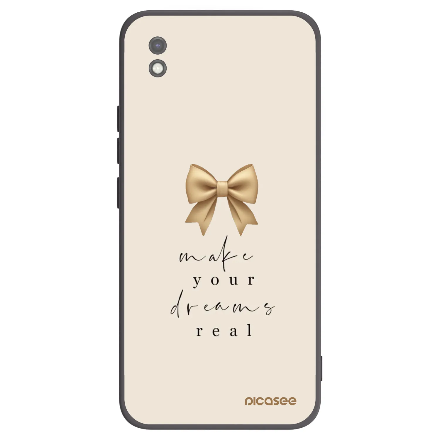 Picasee silikonový černý obal pro Xiaomi Redmi 9AT - Golden Dream