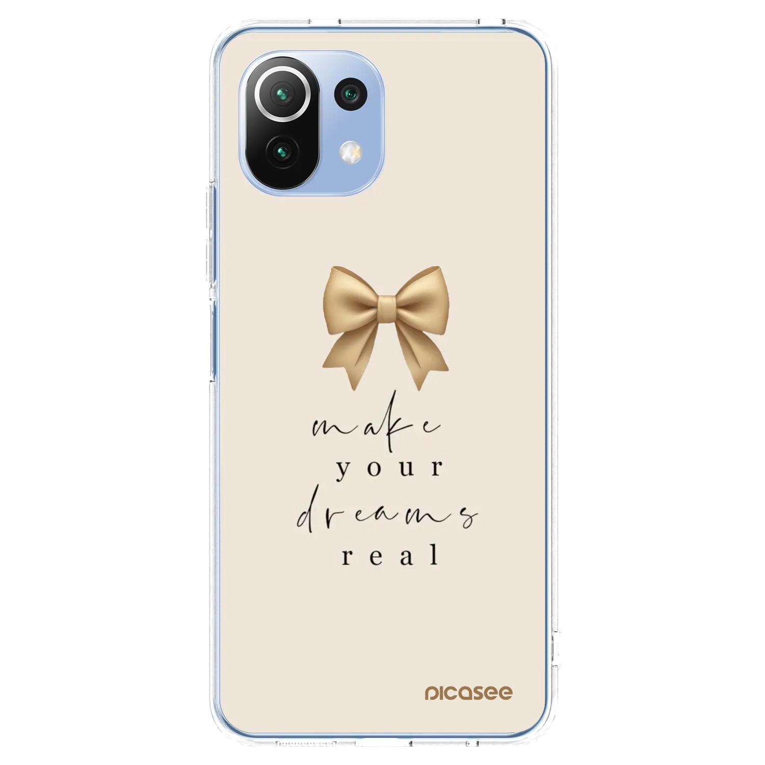 Picasee silikonový průhledný obal pro Xiaomi Mi 11 Lite - Golden Dream