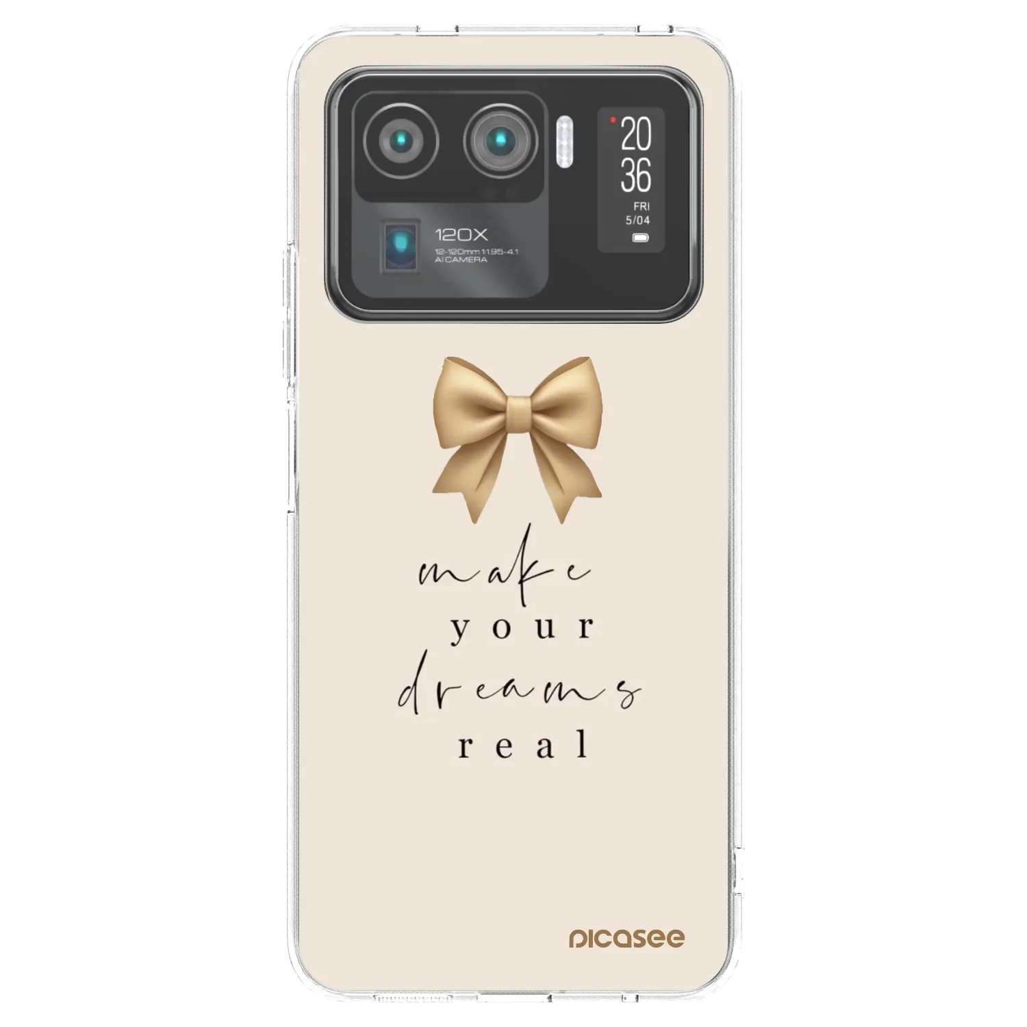 Picasee silikonový průhledný obal pro Xiaomi Mi 11 Ultra - Golden Dream