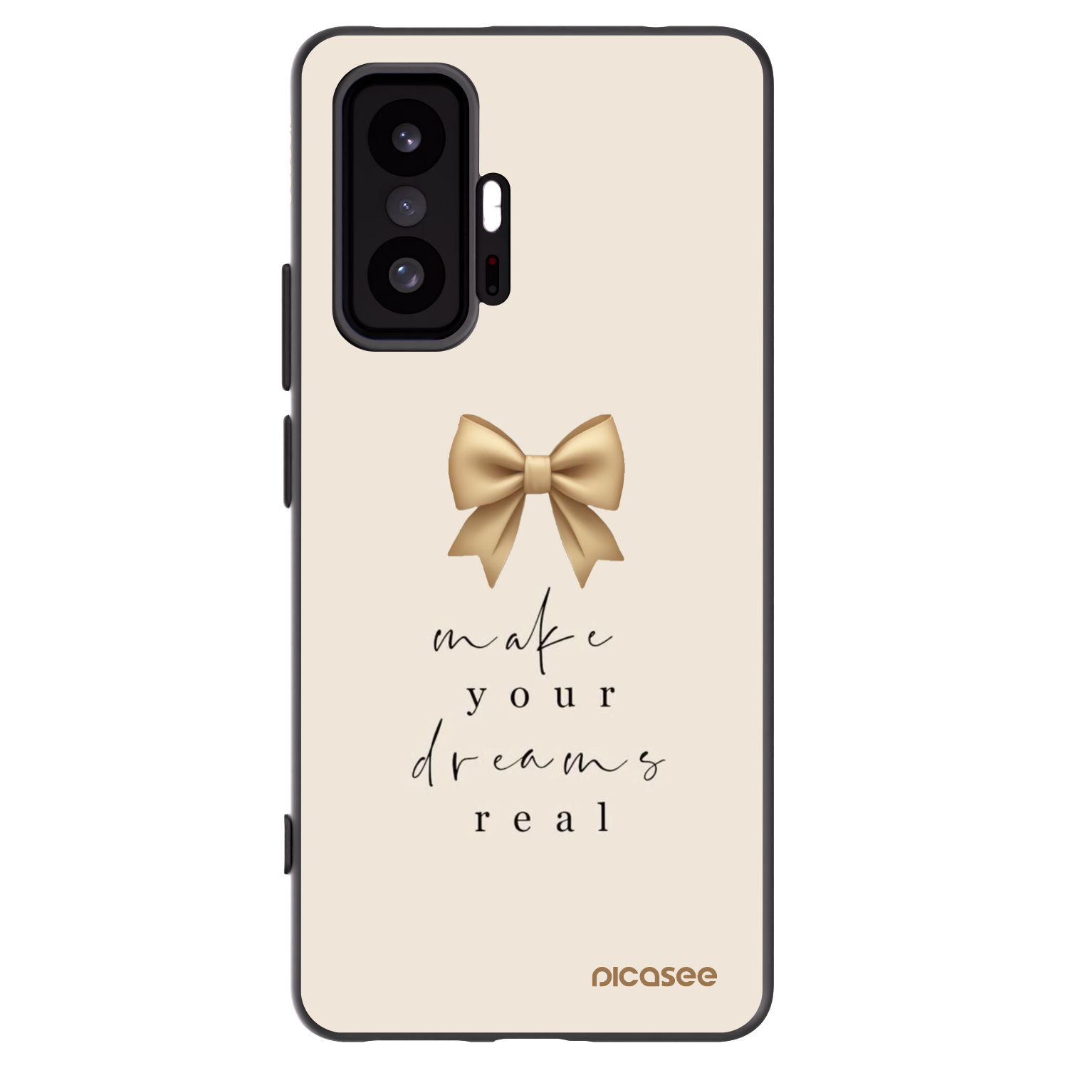 Picasee silikonový černý obal pro Xiaomi 11T - Golden Dream