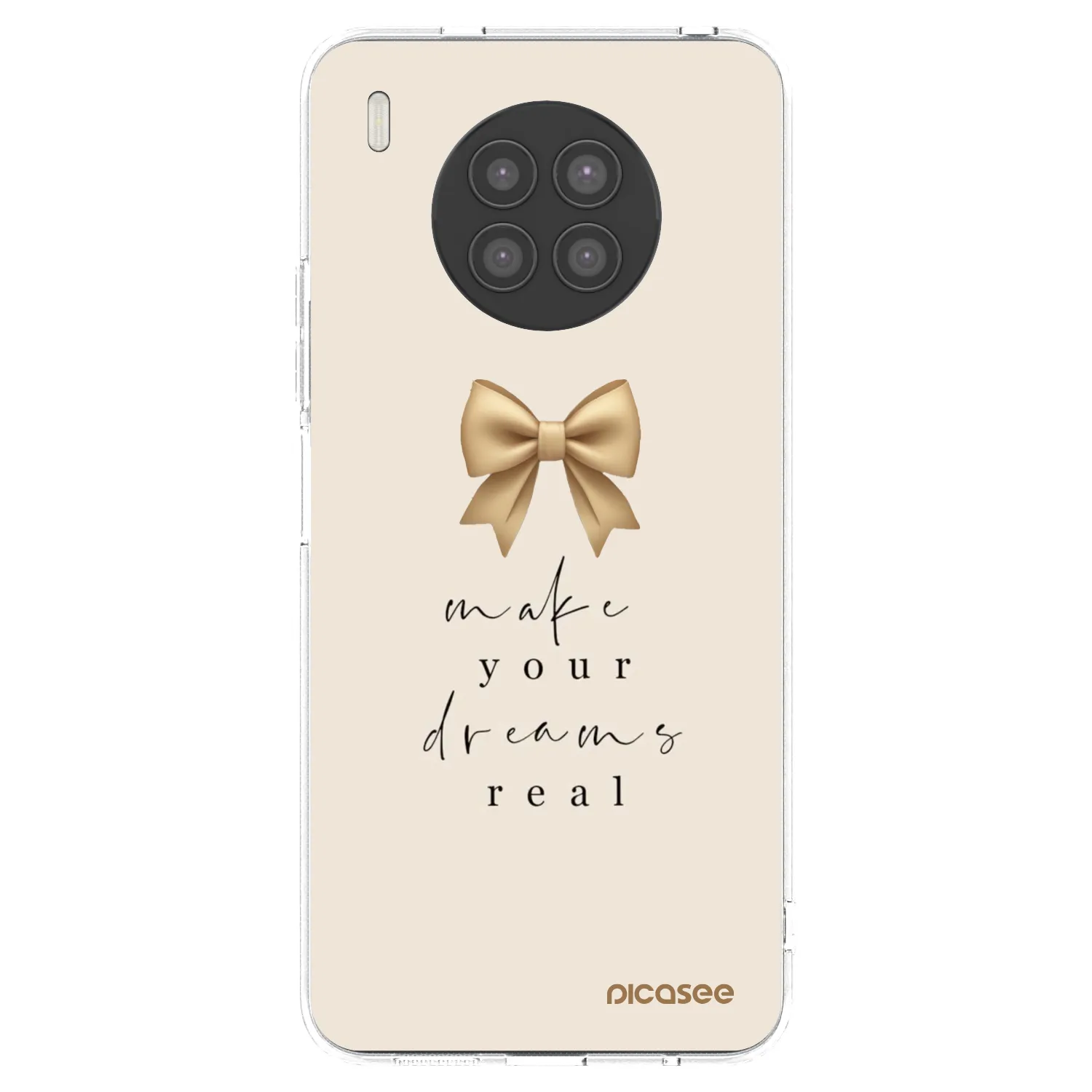 Picasee silikonový průhledný obal pro Huawei Nova 8i - Golden Dream