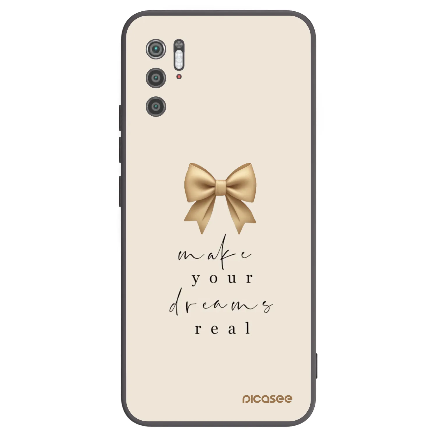 Picasee silikonový černý obal pro Xiaomi Poco M3 Pro 5G - Golden Dream