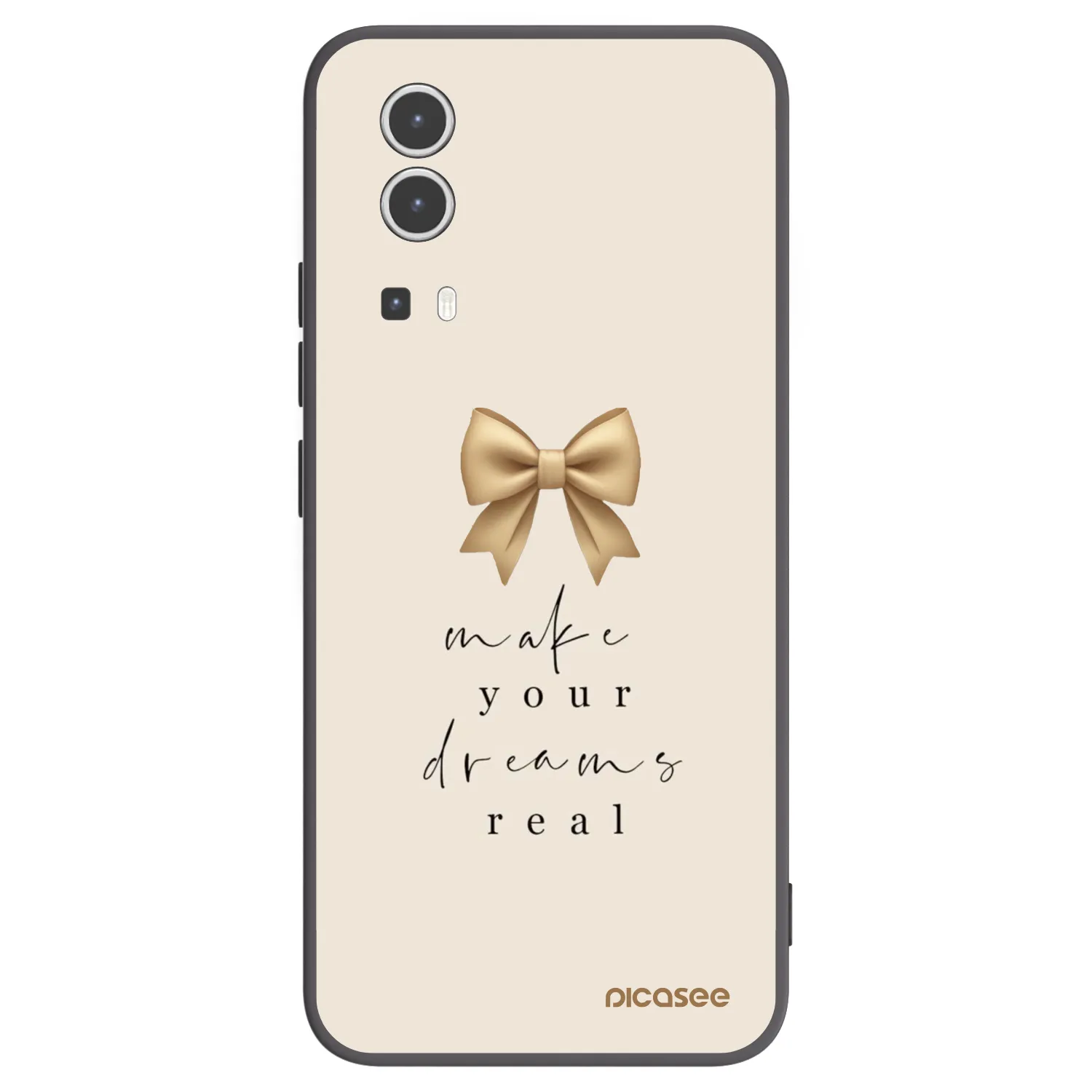 Picasee silikonový černý obal pro Vivo Y72 5G - Golden Dream