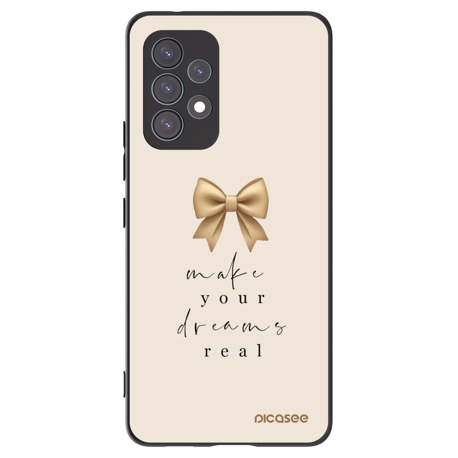 Picasee silikonový černý obal pro Samsung Galaxy A53 5G A536 - Golden Dream
