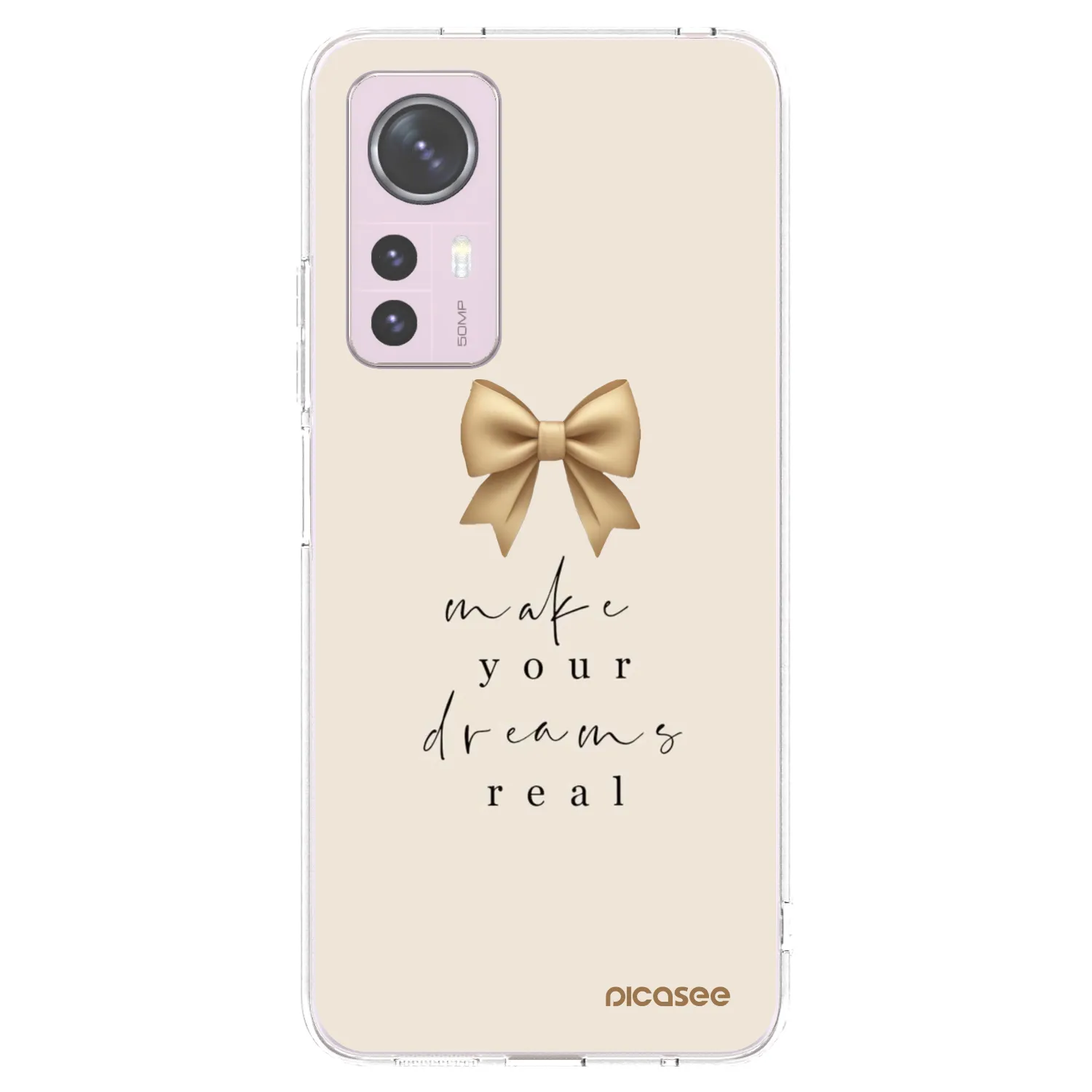 Picasee silikonový průhledný obal pro Xiaomi 12 - Golden Dream