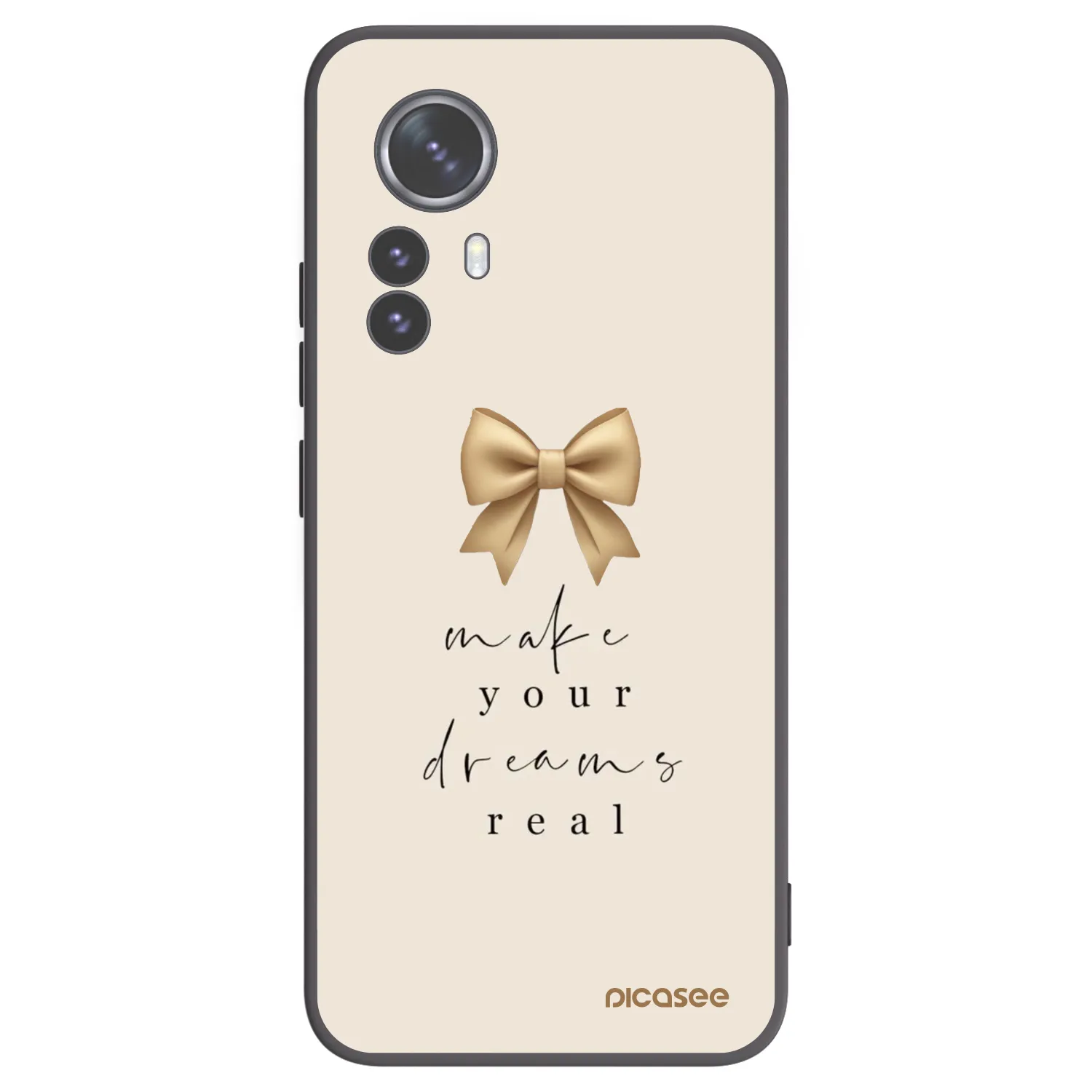 Picasee silikonový černý obal pro Xiaomi 12 Pro - Golden Dream