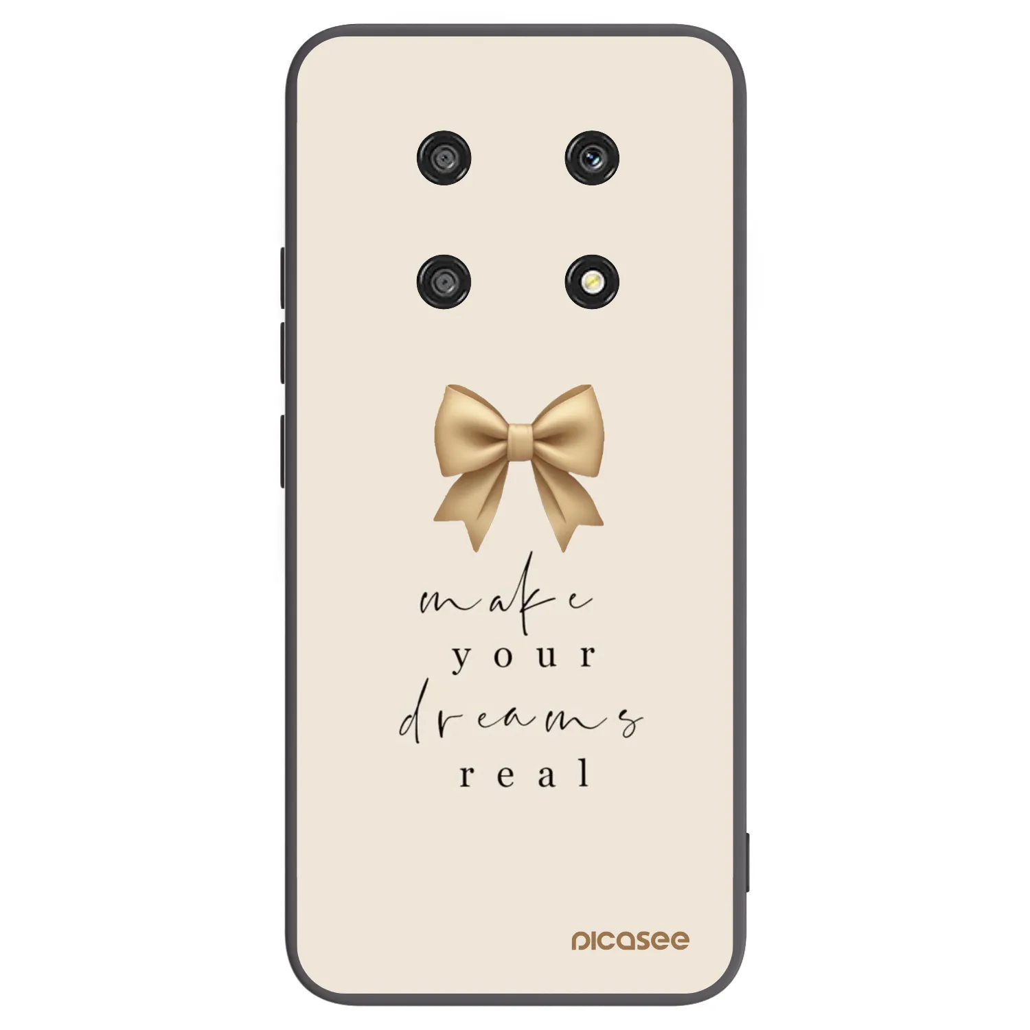 Picasee silikonový černý obal pro Honor Magic4 Lite 5G - Golden Dream