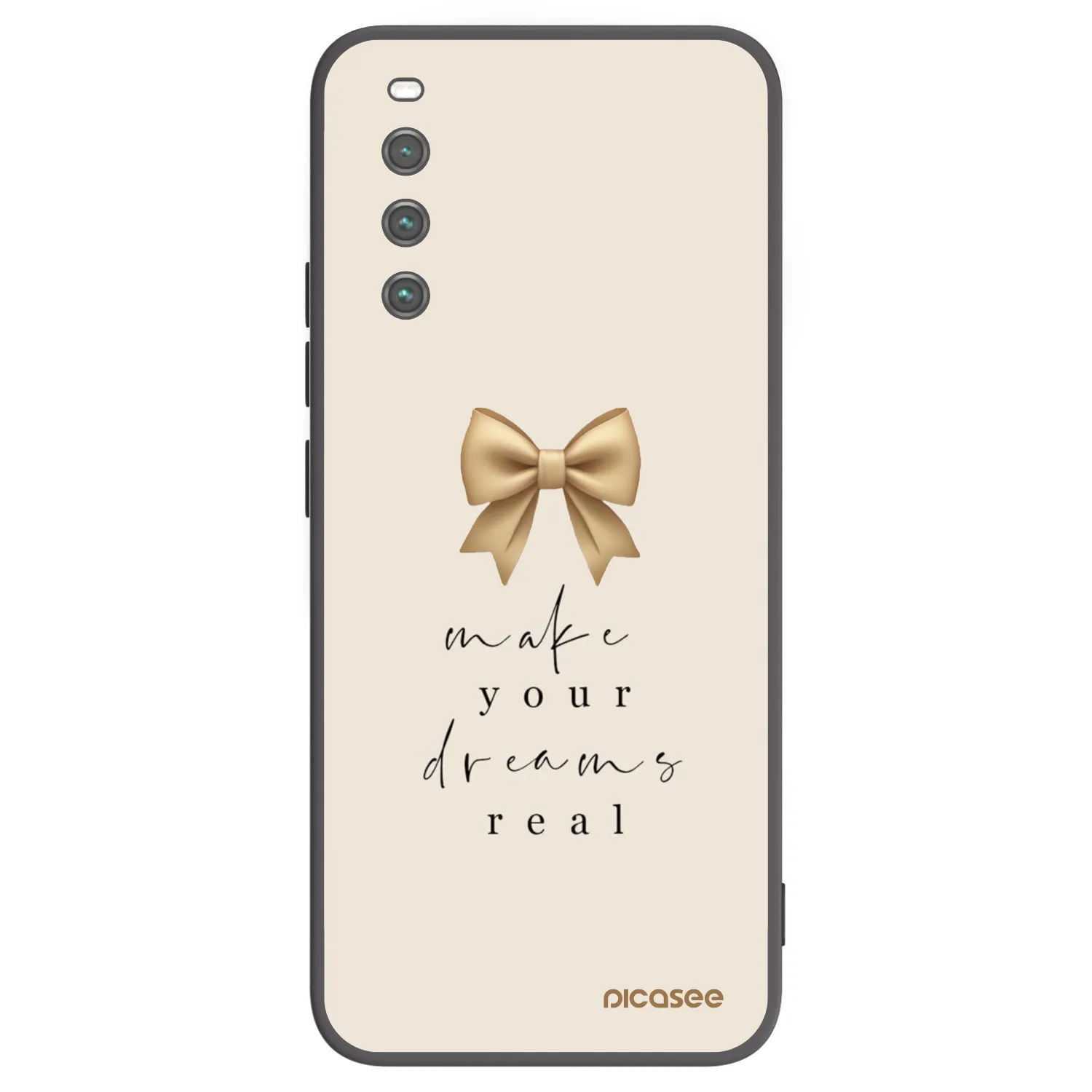 Picasee silikonový černý obal pro Sony Xperia 10 IV 5G - Golden Dream