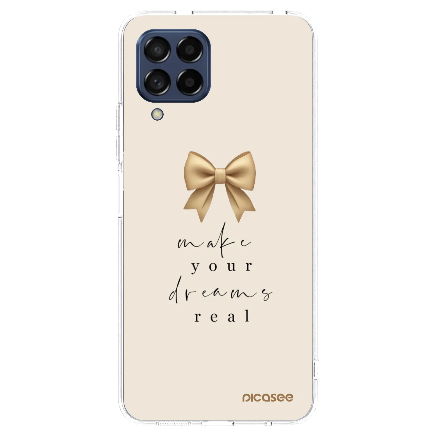 Picasee silikonový průhledný obal pro Samsung Galaxy M53 5G - Golden Dream