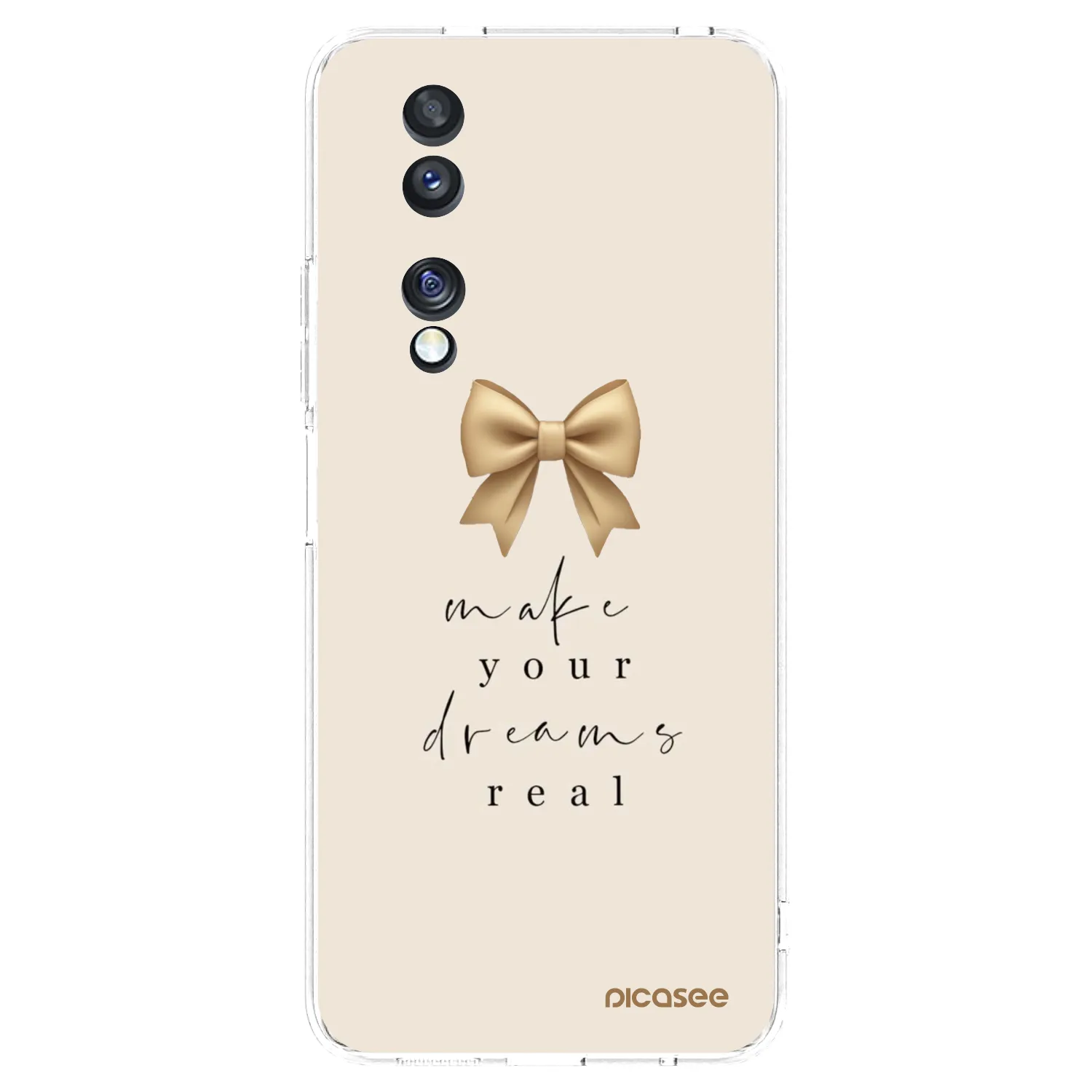 Picasee silikonový průhledný obal pro Honor 70 - Golden Dream