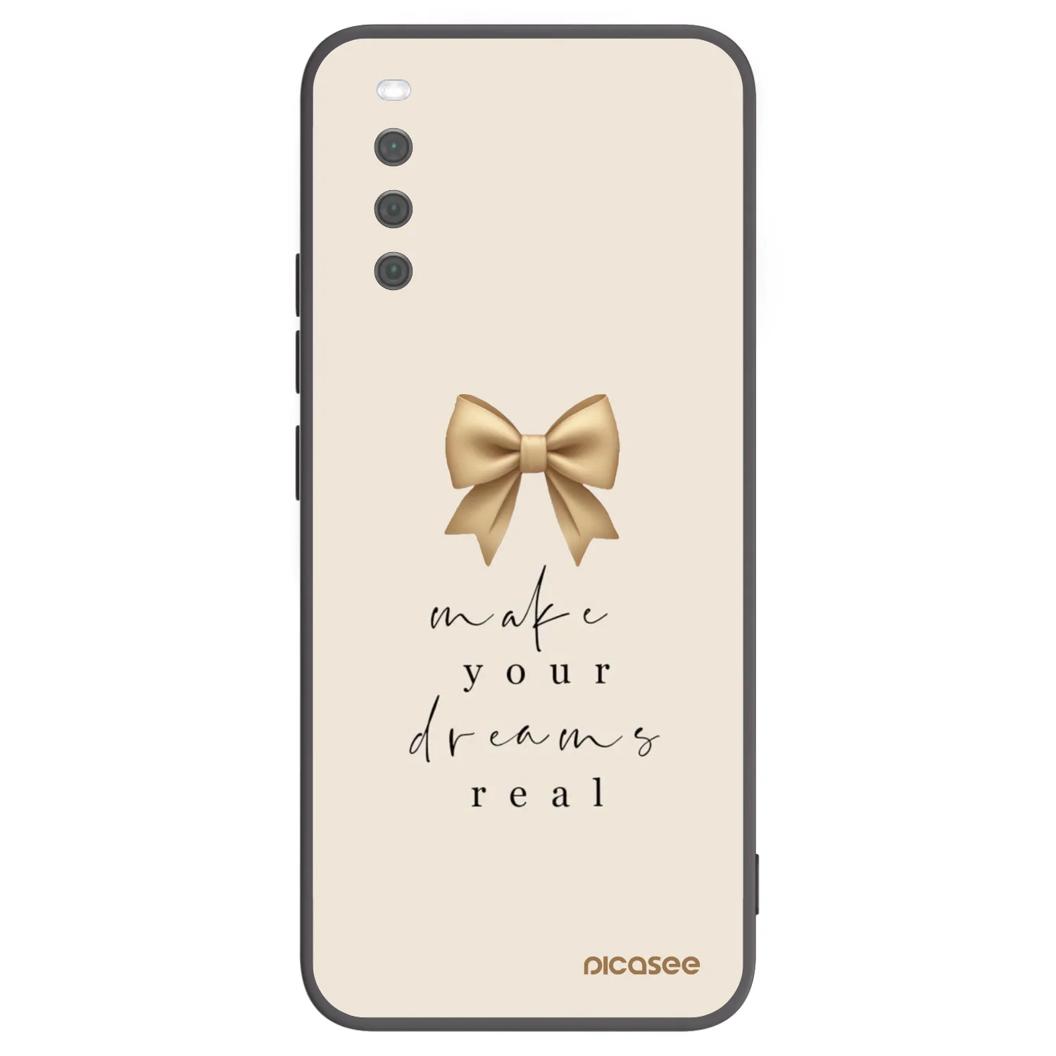 Picasee silikonový černý obal pro Sony Xperia 10 III - Golden Dream