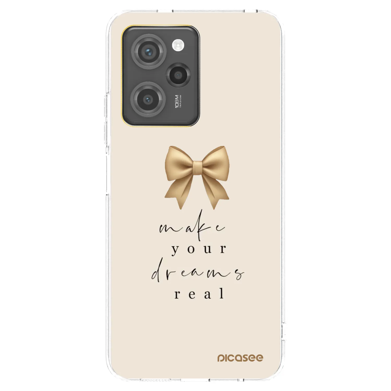 Picasee silikonový černý obal pro Xiaomi Poco X5 Pro - Golden Dream