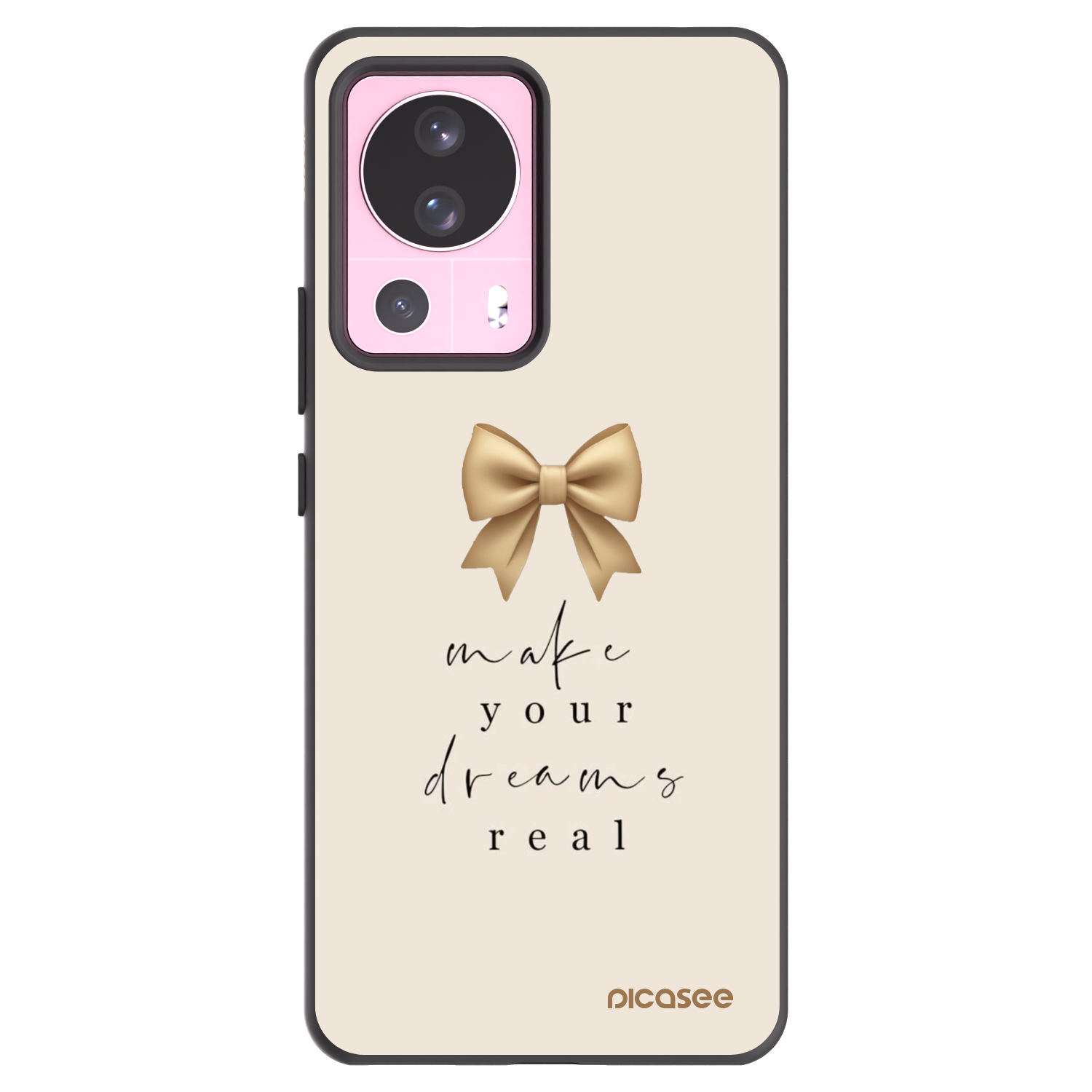 Picasee silikonový černý obal pro Xiaomi 13 Lite - Golden Dream