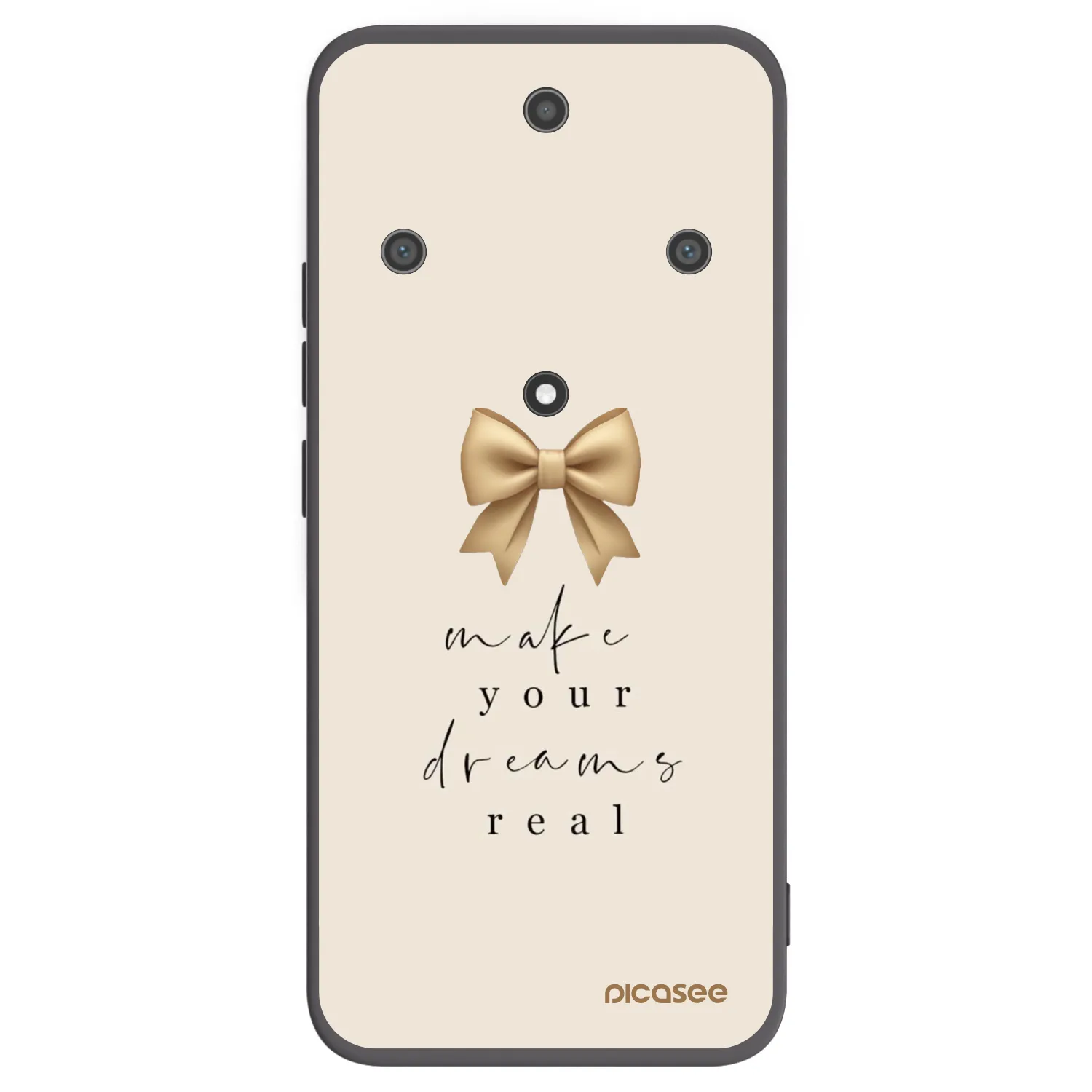 Picasee silikonový černý obal pro Honor Magic5 Lite 5G - Golden Dream