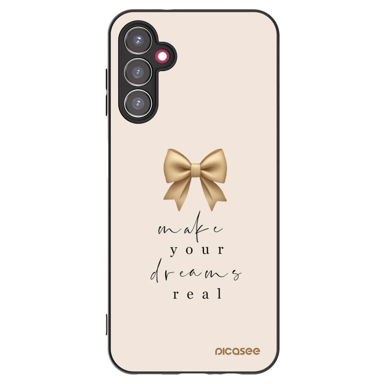 Picasee silikonový černý obal pro Samsung Galaxy A14 4G A145R - Golden Dream