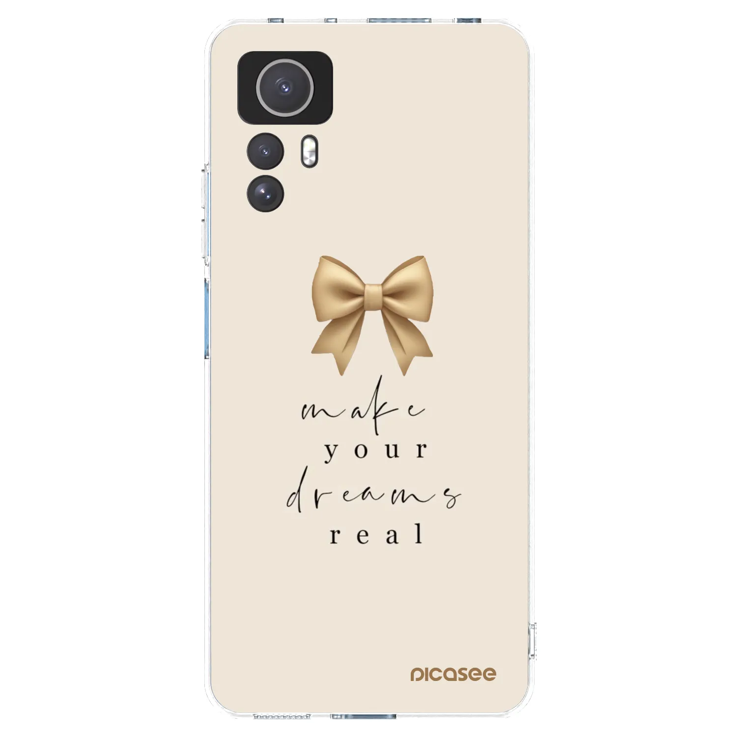 Picasee silikonový průhledný obal pro Xiaomi Redmi Note 12S - Golden Dream