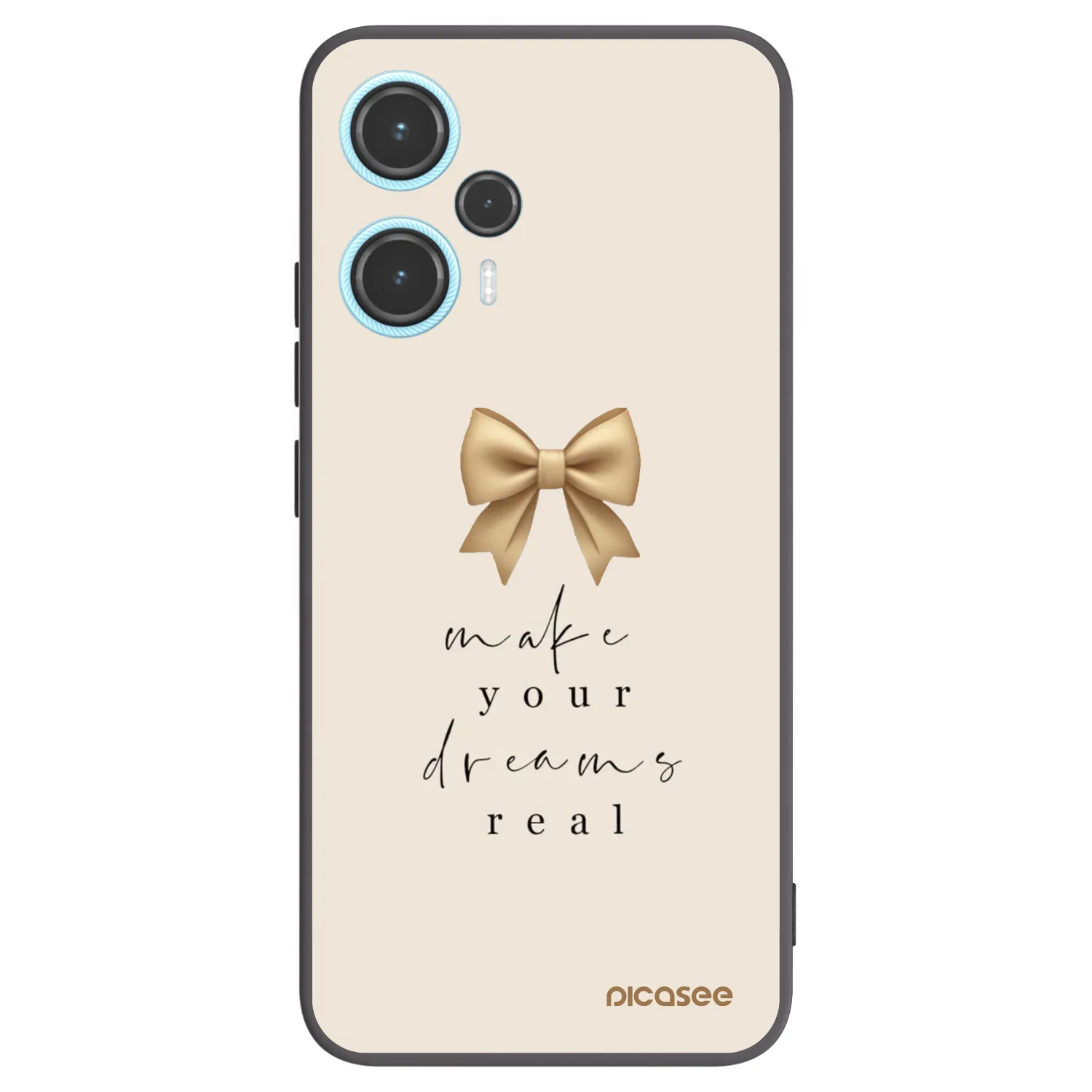 Picasee silikonový černý obal pro Xiaomi Poco F5 - Golden Dream
