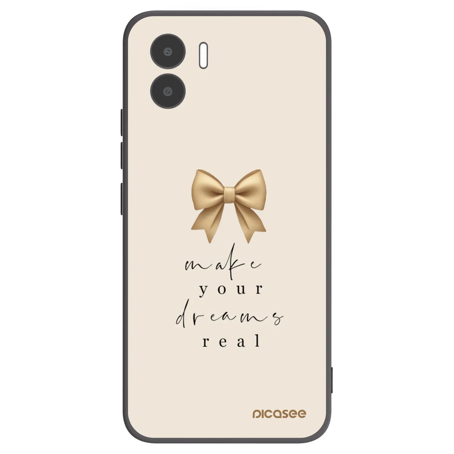 Picasee silikonový černý obal pro Xiaomi Redmi A2 - Golden Dream