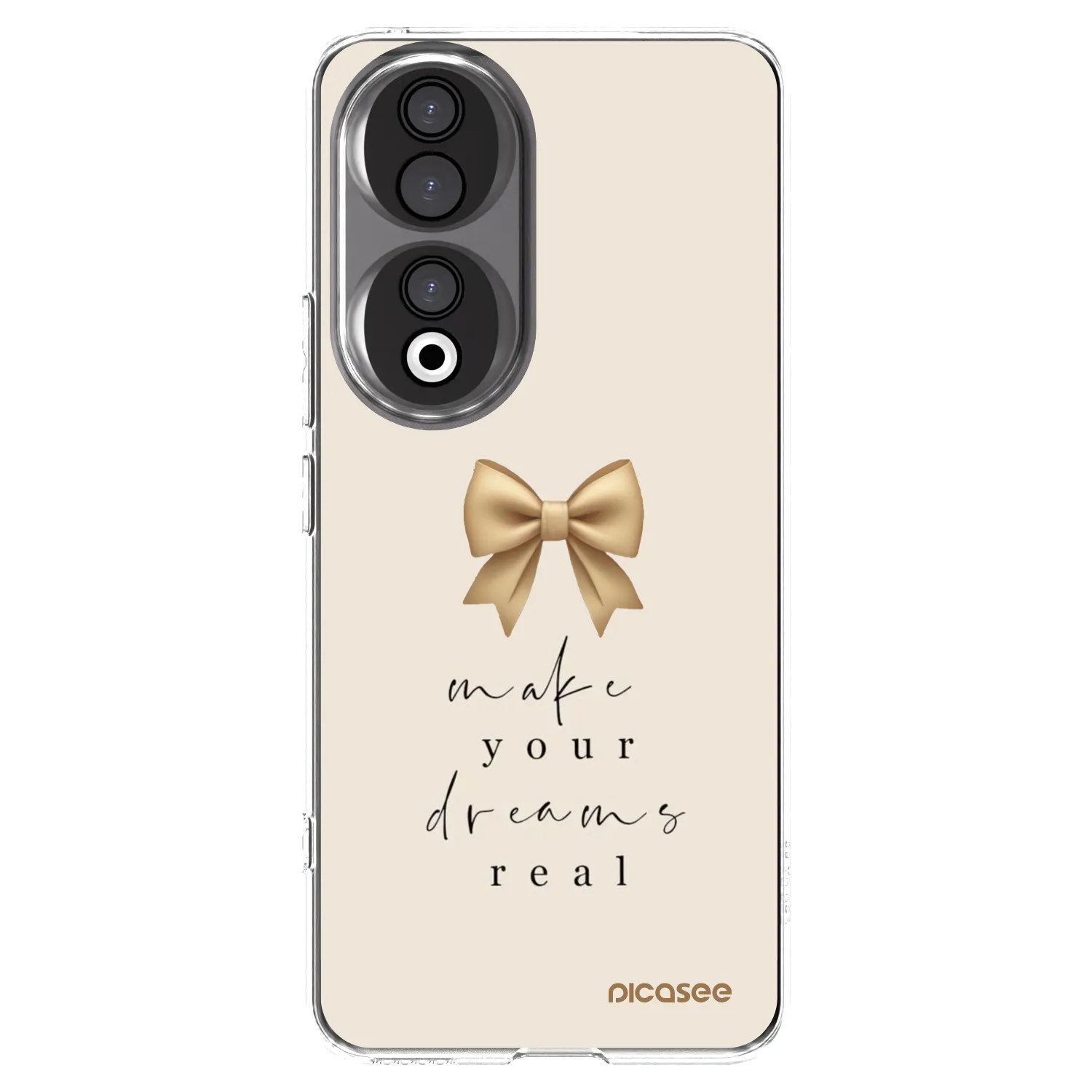 Picasee silikonový průhledný obal pro Honor 90 5G - Golden Dream