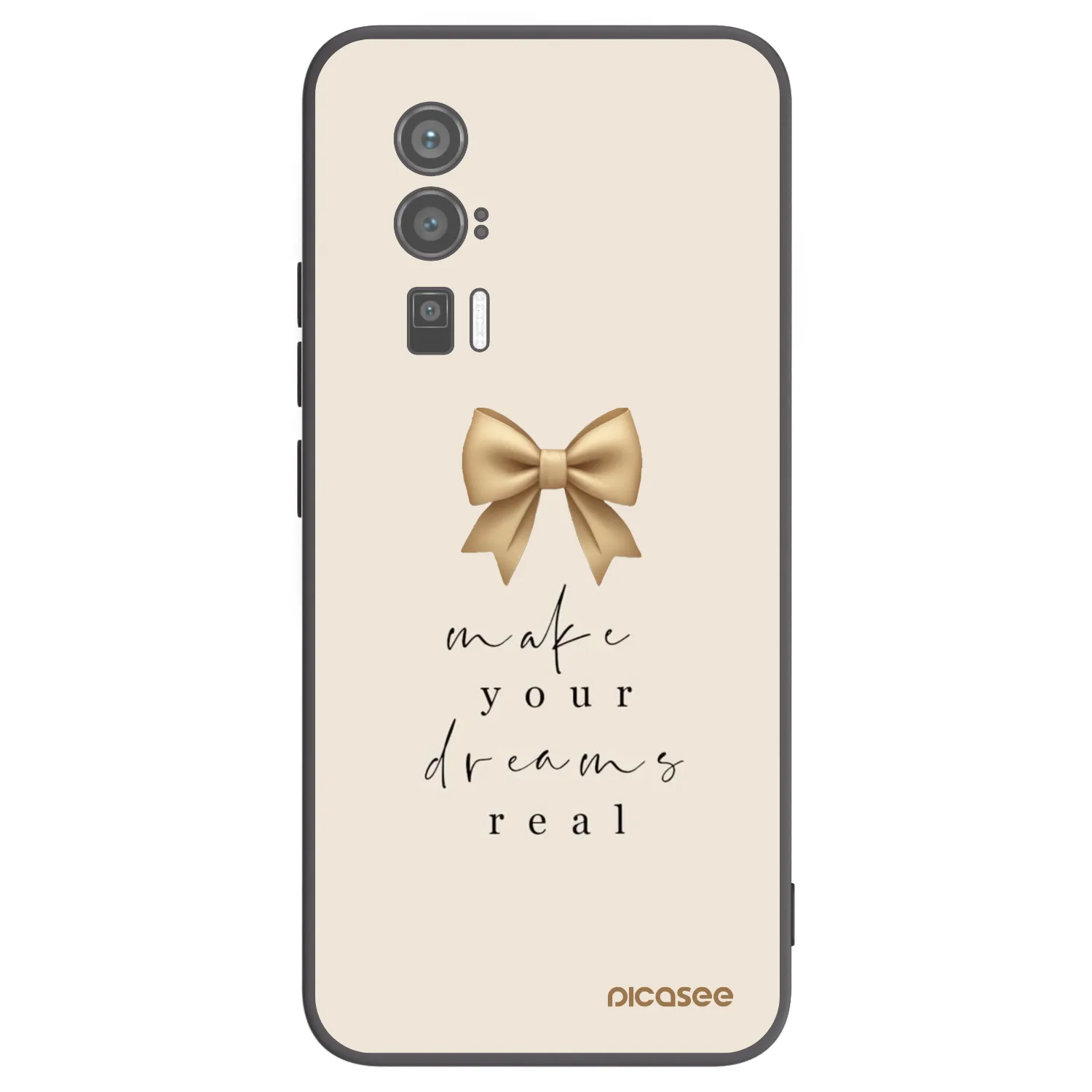 Picasee silikonový černý obal pro Xiaomi Poco F5 Pro 5G - Golden Dream