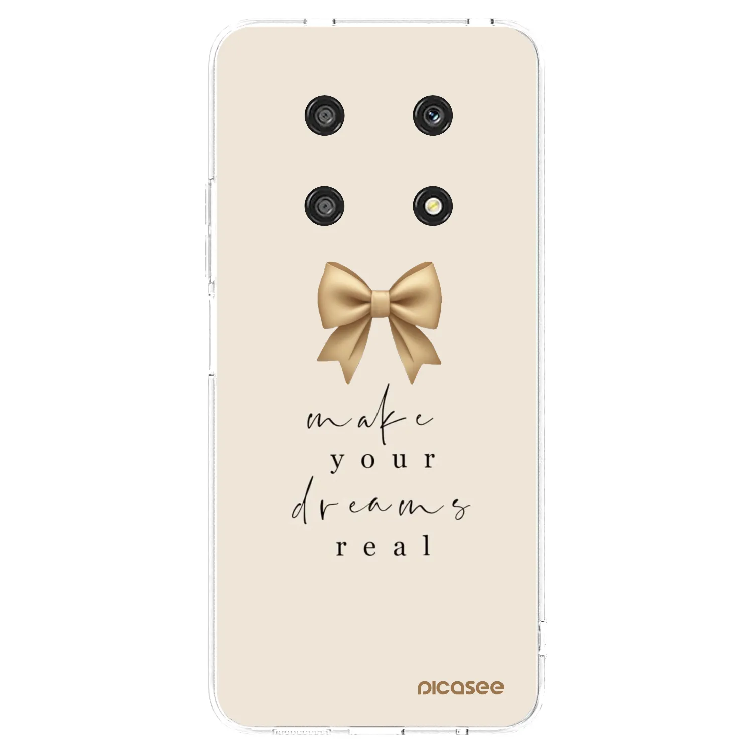 Picasee silikonový průhledný obal pro Honor Magic4 Lite 5G - Golden Dream