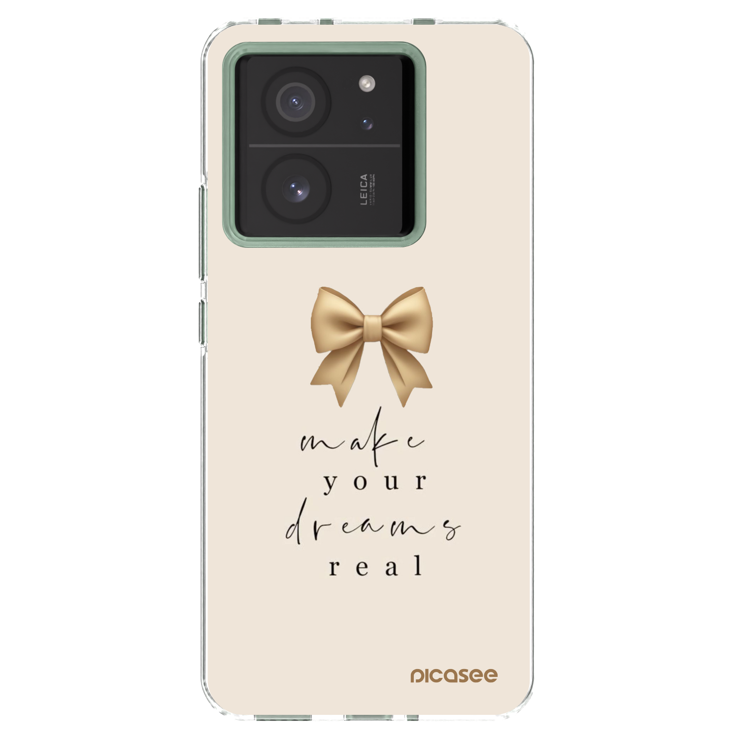 Picasee silikonový průhledný obal pro Xiaomi 13T - Golden Dream
