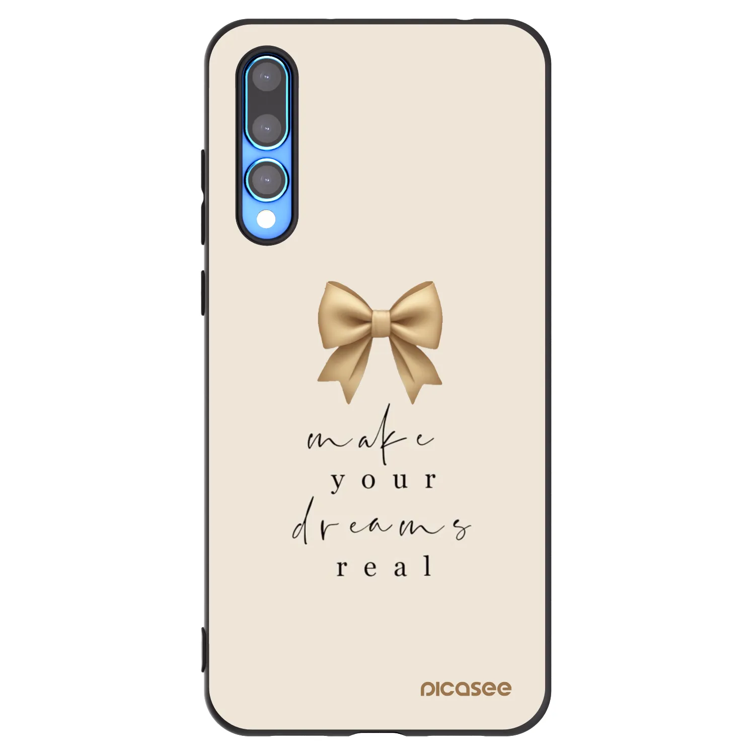 Picasee silikonový černý obal pro Huawei P20 Pro - Golden Dream