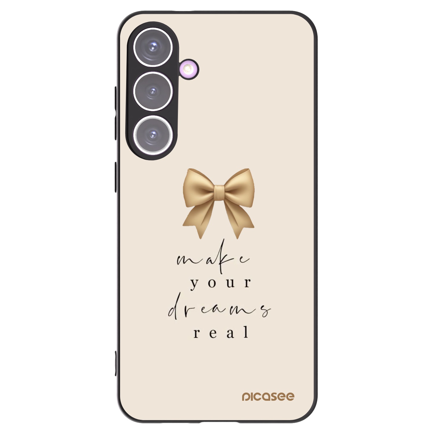Picasee silikonový černý obal pro Samsung Galaxy S24+ S926B 5G - Golden Dream