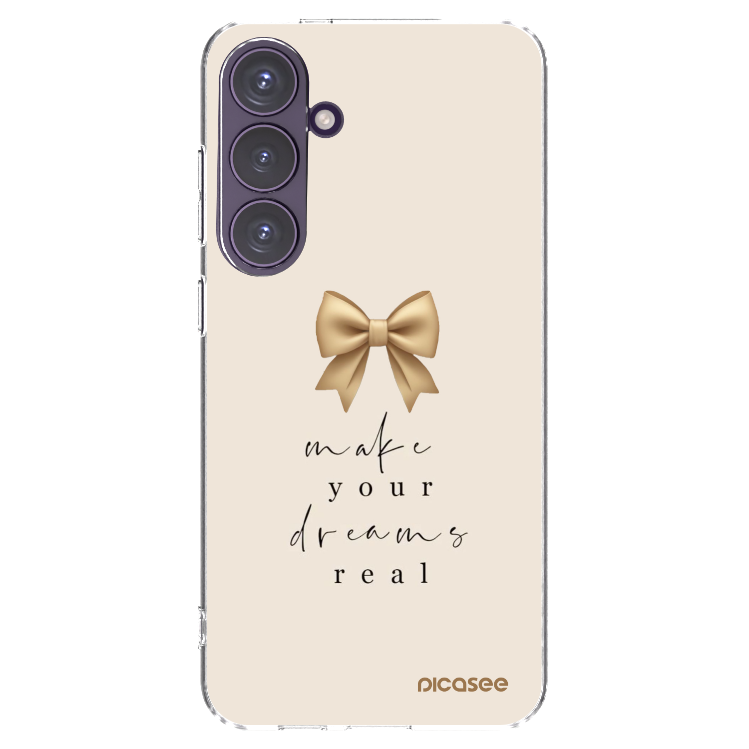 Picasee silikonový průhledný obal pro Samsung Galaxy S24+ S926B 5G - Golden Dream