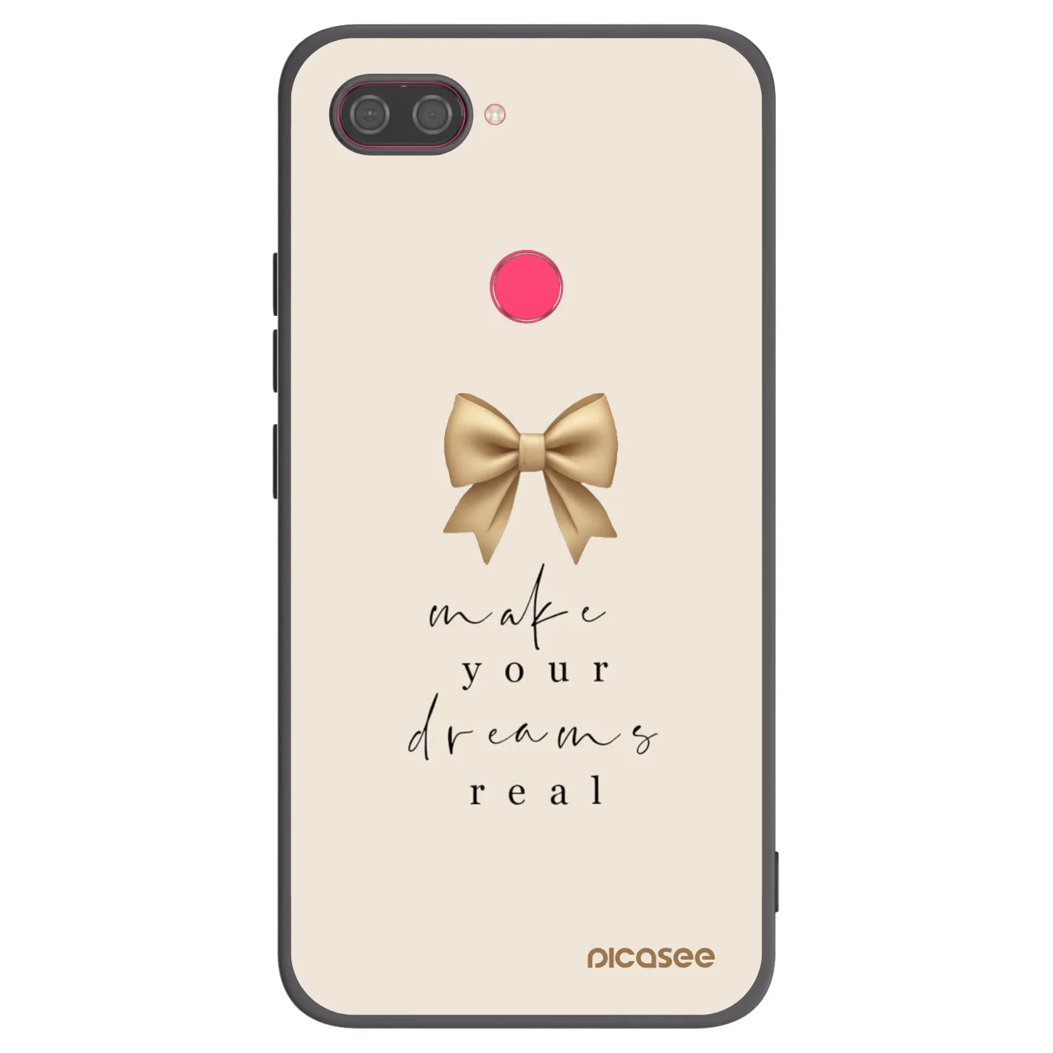 Picasee silikonový černý obal pro Xiaomi Mi 8 Lite - Golden Dream