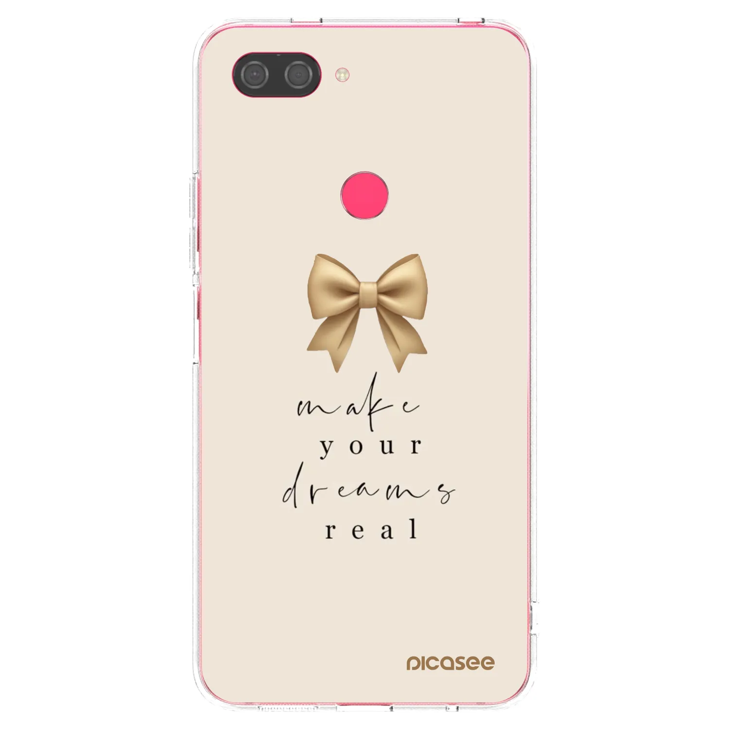 Picasee silikonový průhledný obal pro Xiaomi Mi 8 Lite - Golden Dream