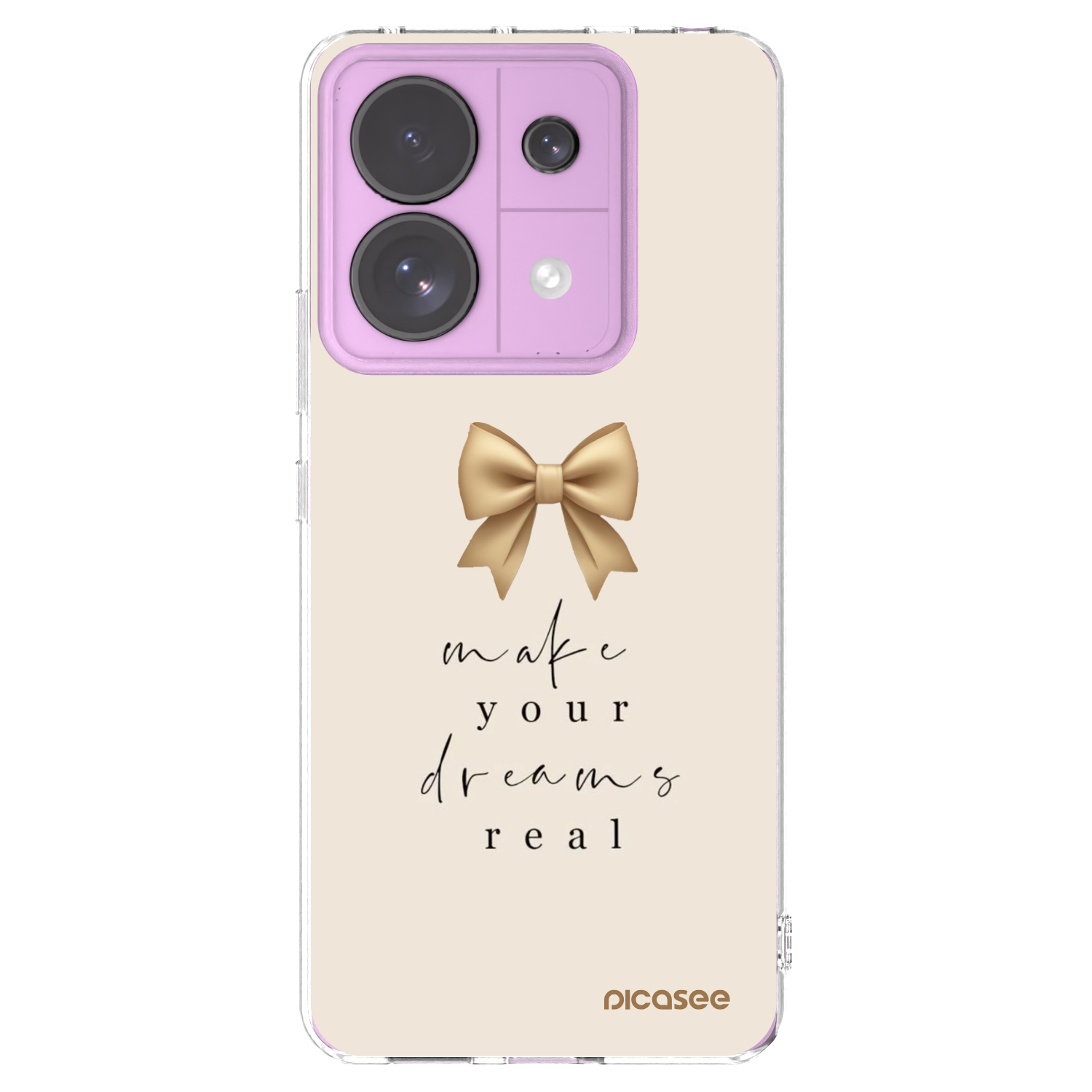Picasee silikonový průhledný obal pro Xiaomi Redmi Note 13 Pro 5G - Golden Dream