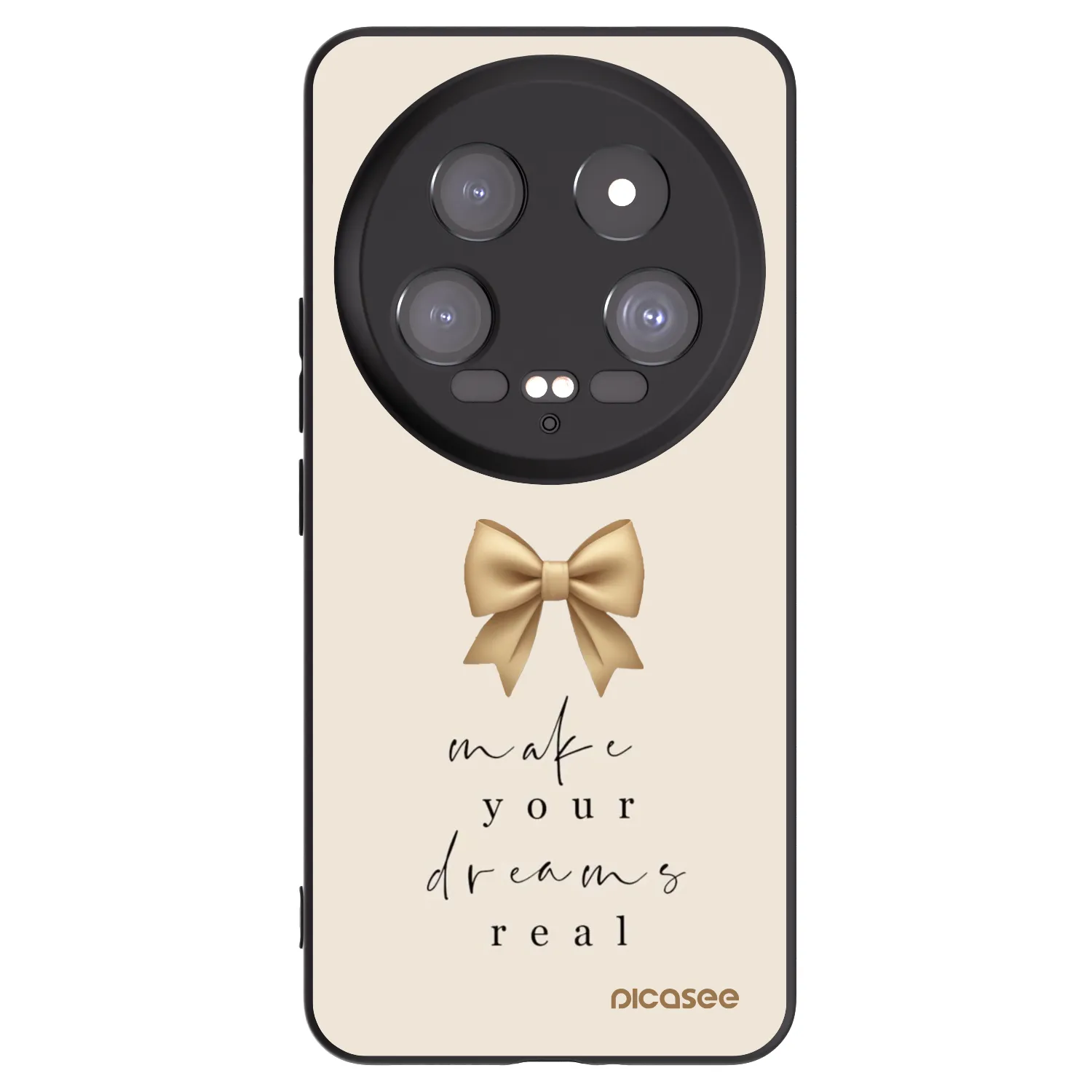 Picasee silikonový černý obal pro Xiaomi 14 Ultra - Golden Dream
