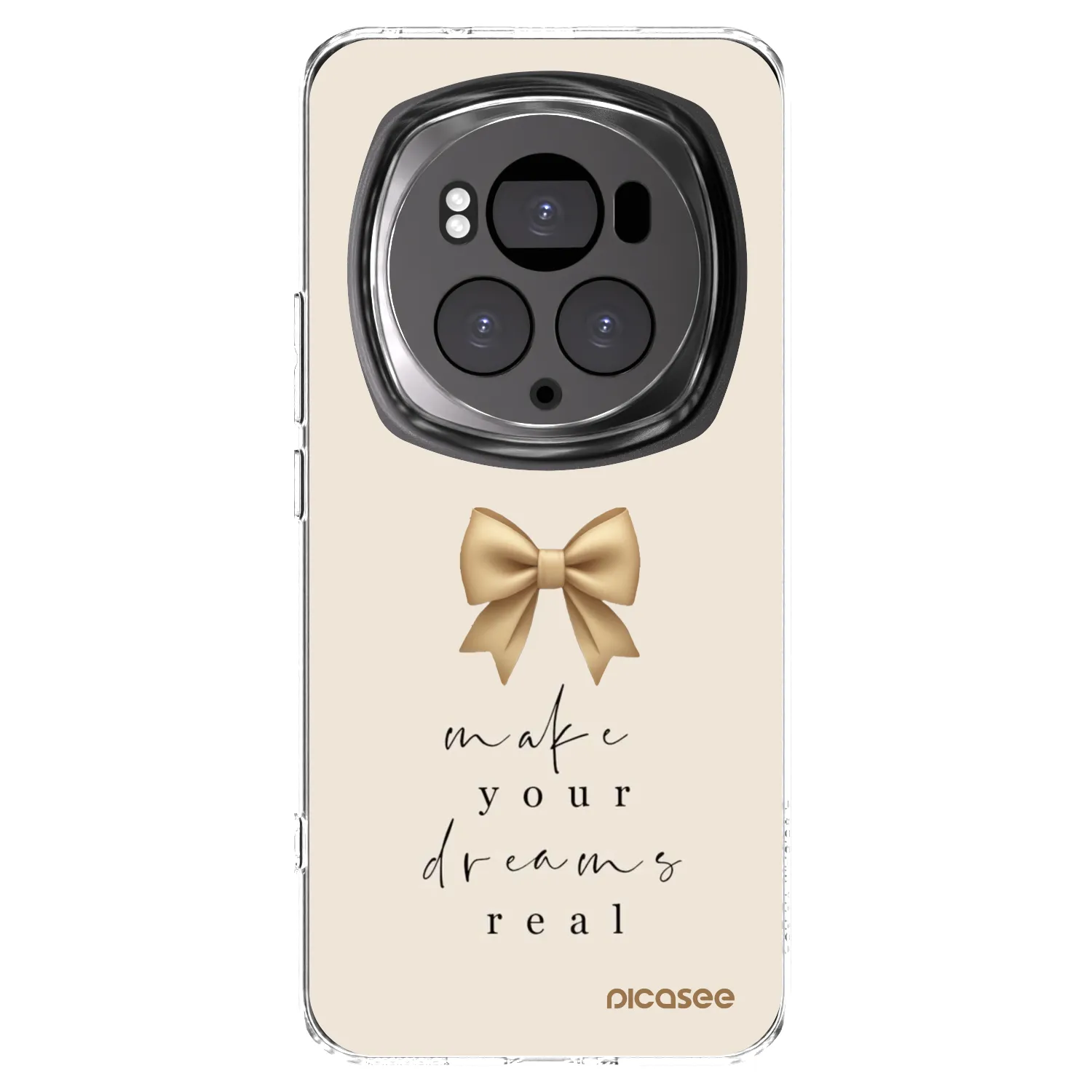 Picasee silikonový průhledný obal pro Honor Magic6 Pro - Golden Dream