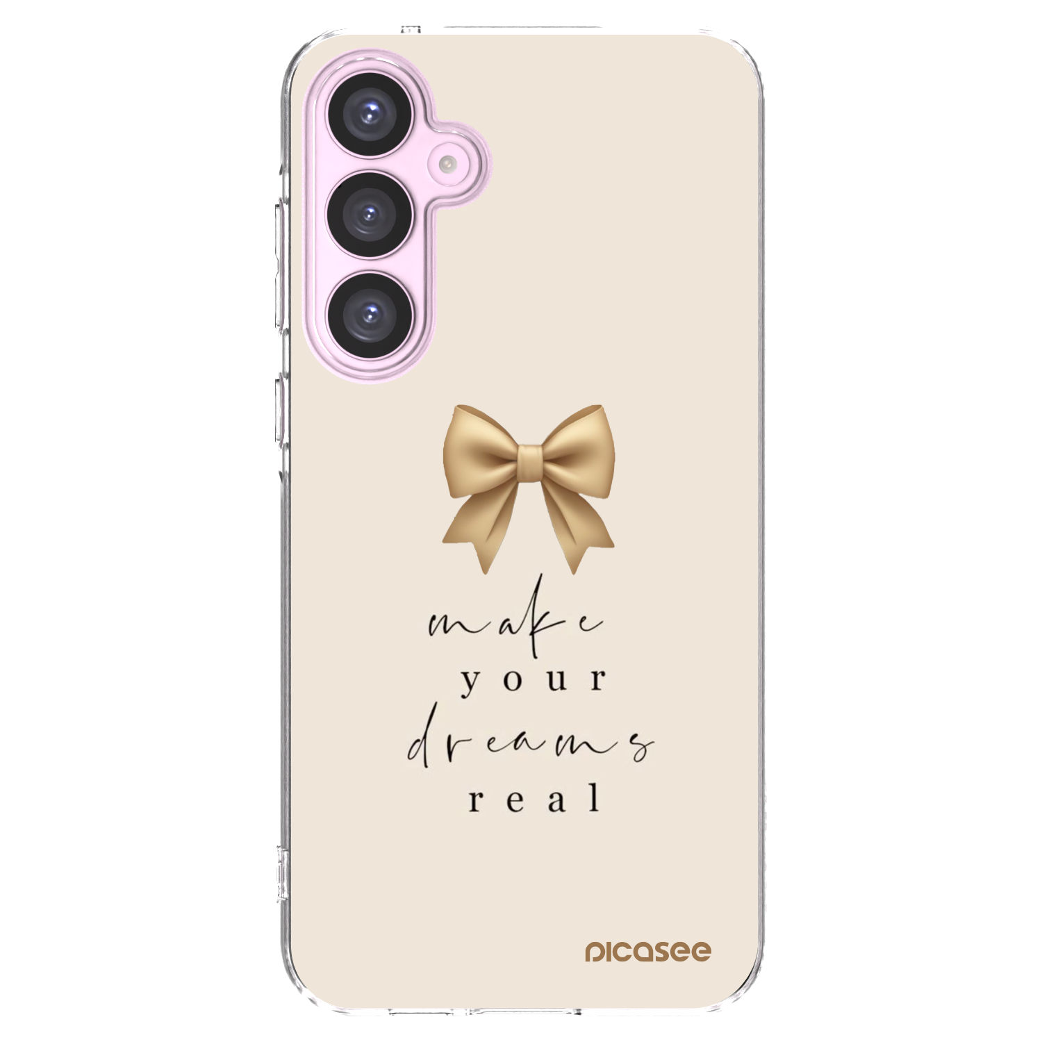 Picasee silikonový průhledný obal pro Samsung Galaxy A55 5G A556B - Golden Dream