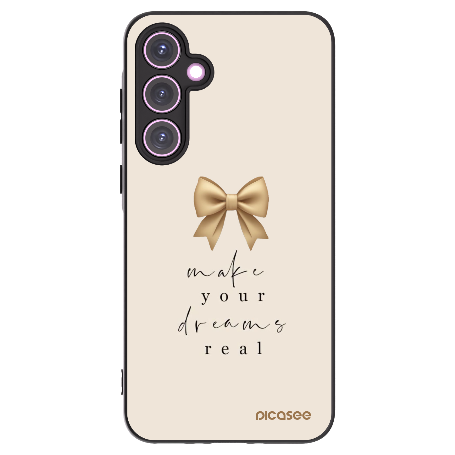 Picasee silikonový černý obal pro Samsung Galaxy A35 5G A356B - Golden Dream