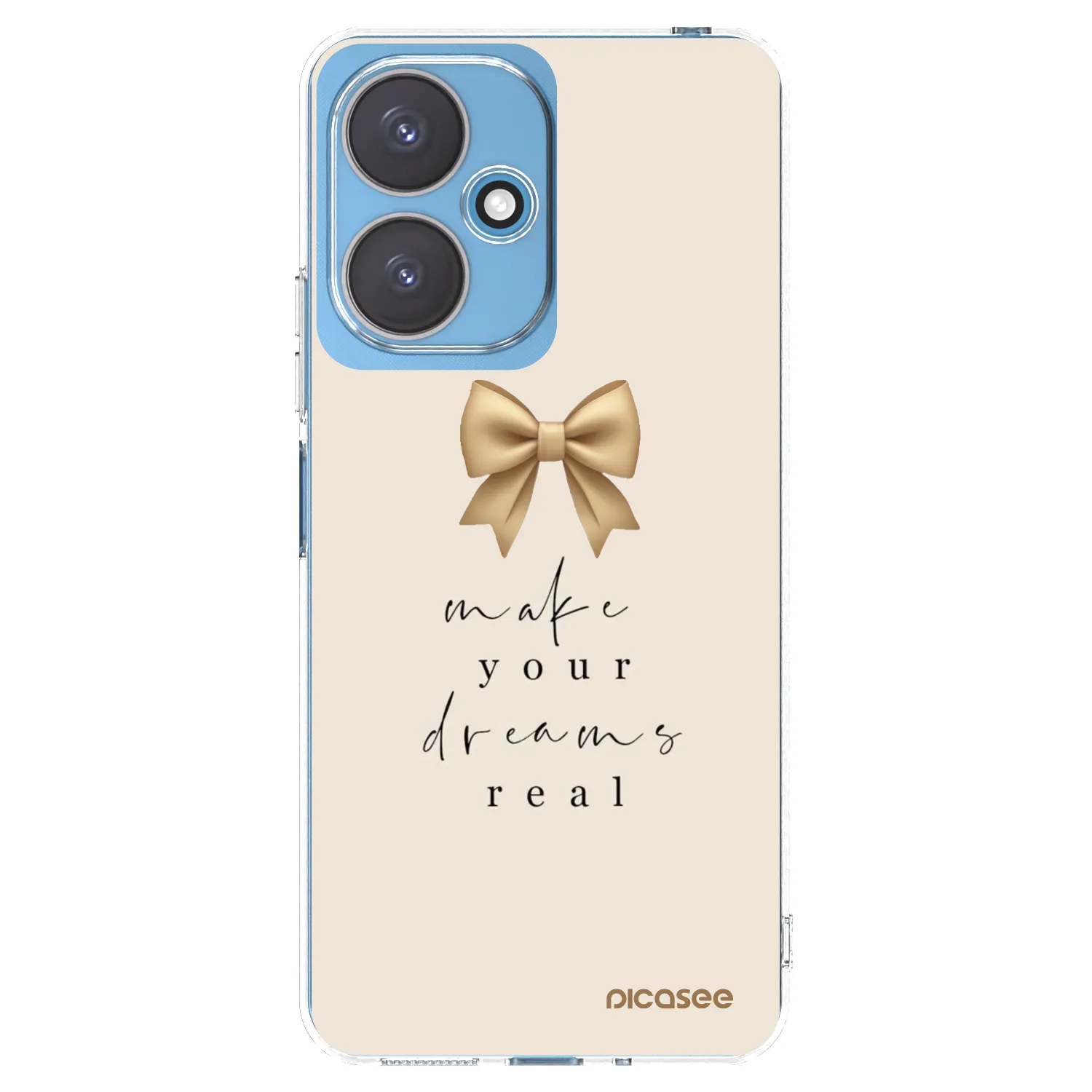 Picasee silikonový průhledný obal pro Xiaomi Redmi 13C 5G - Golden Dream